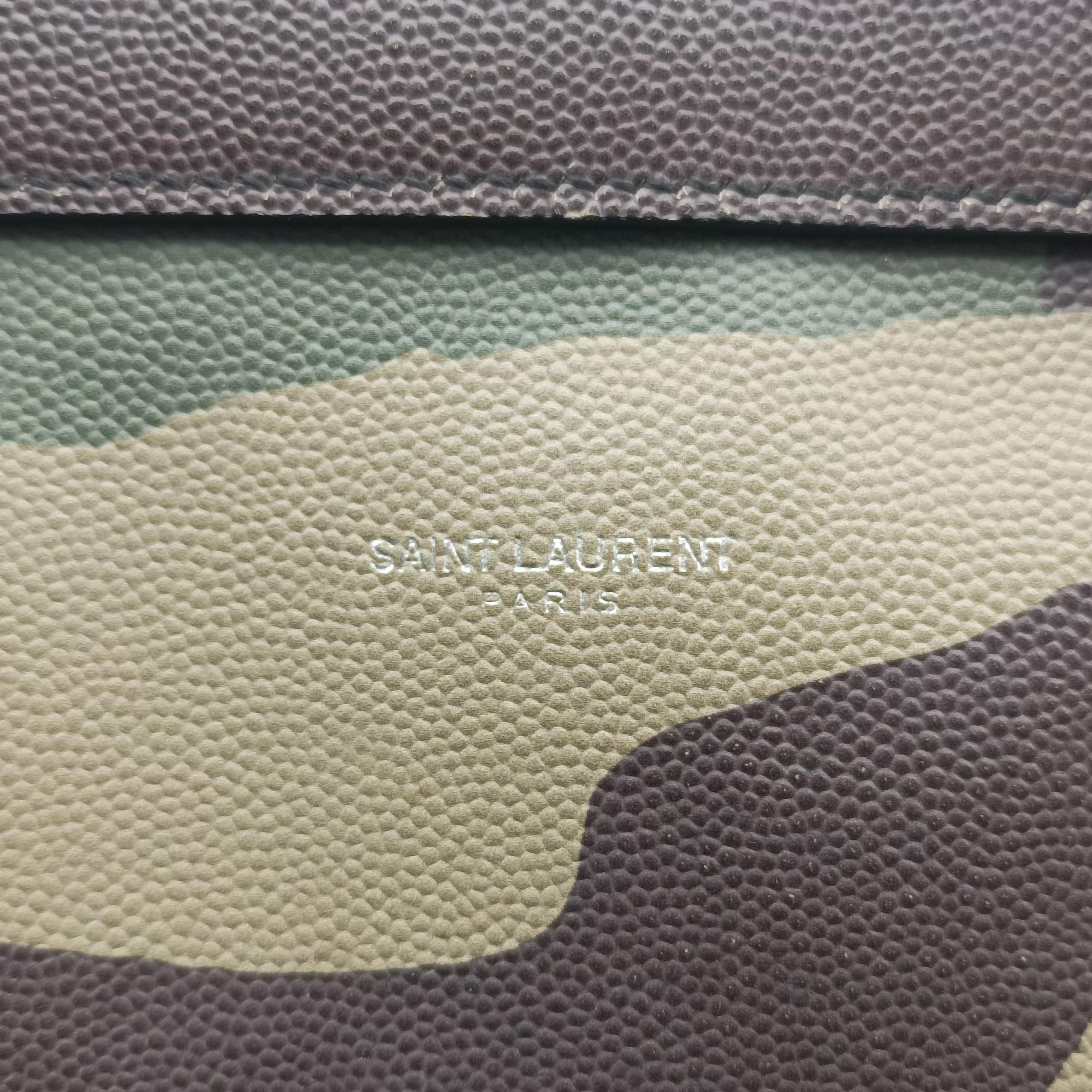 Pre-owned Yves Saint Laurent business bag briefcase Multicolour Leather 342605 shoulderbag | stylenewstar