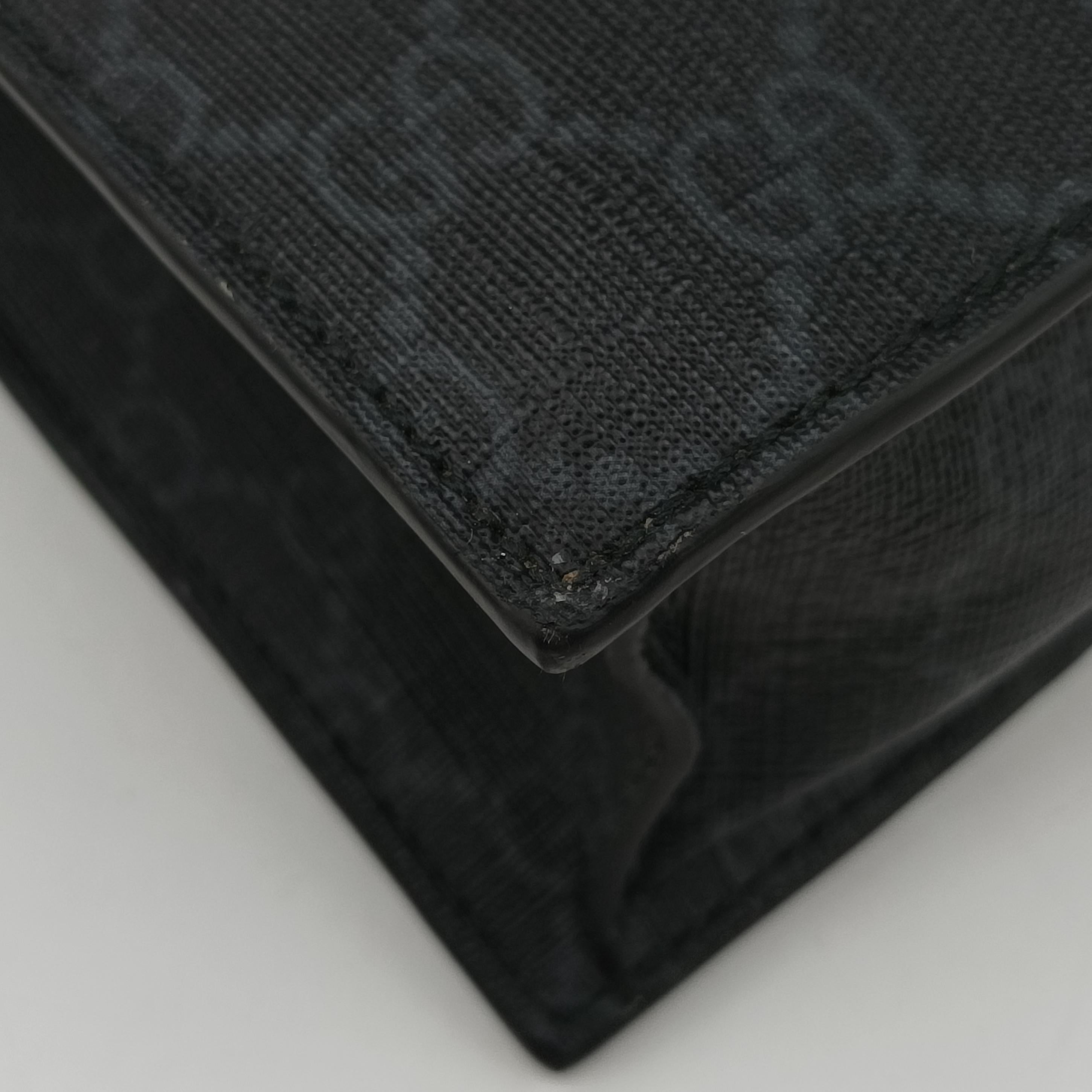 Pre-owned Gucci GG Supreme Tiger black×Multicolour PVC coated canvas 495559 shoulderbag | stylenewstar