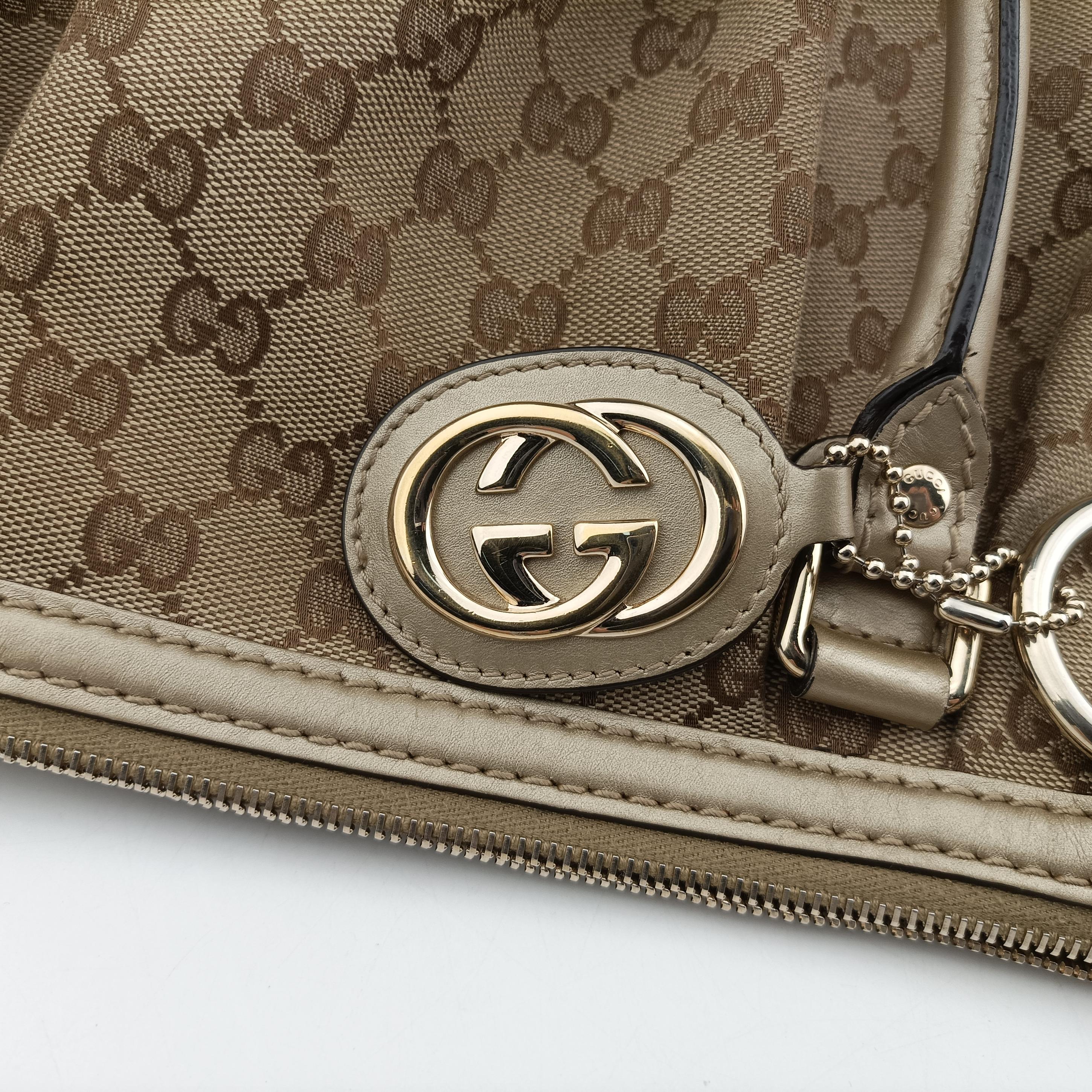 Secondhand Gucci Sukey Brown Canvas×leather 247902 shoulderbag | stylenewstar