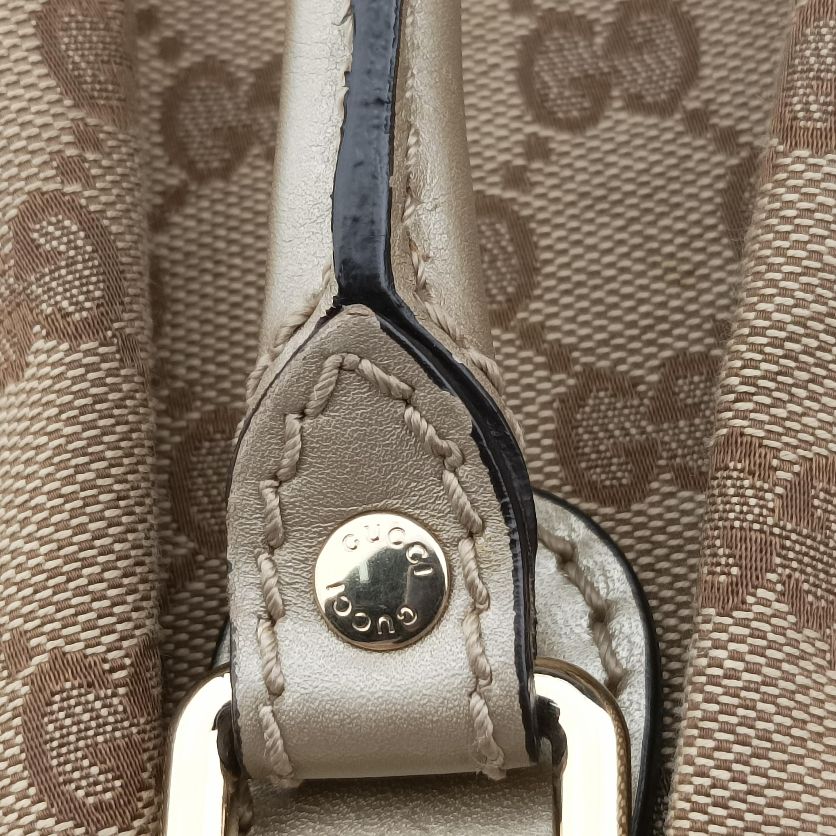 Secondhand Gucci Sukey Brown Canvas×leather 247902 shoulderbag | stylenewstar