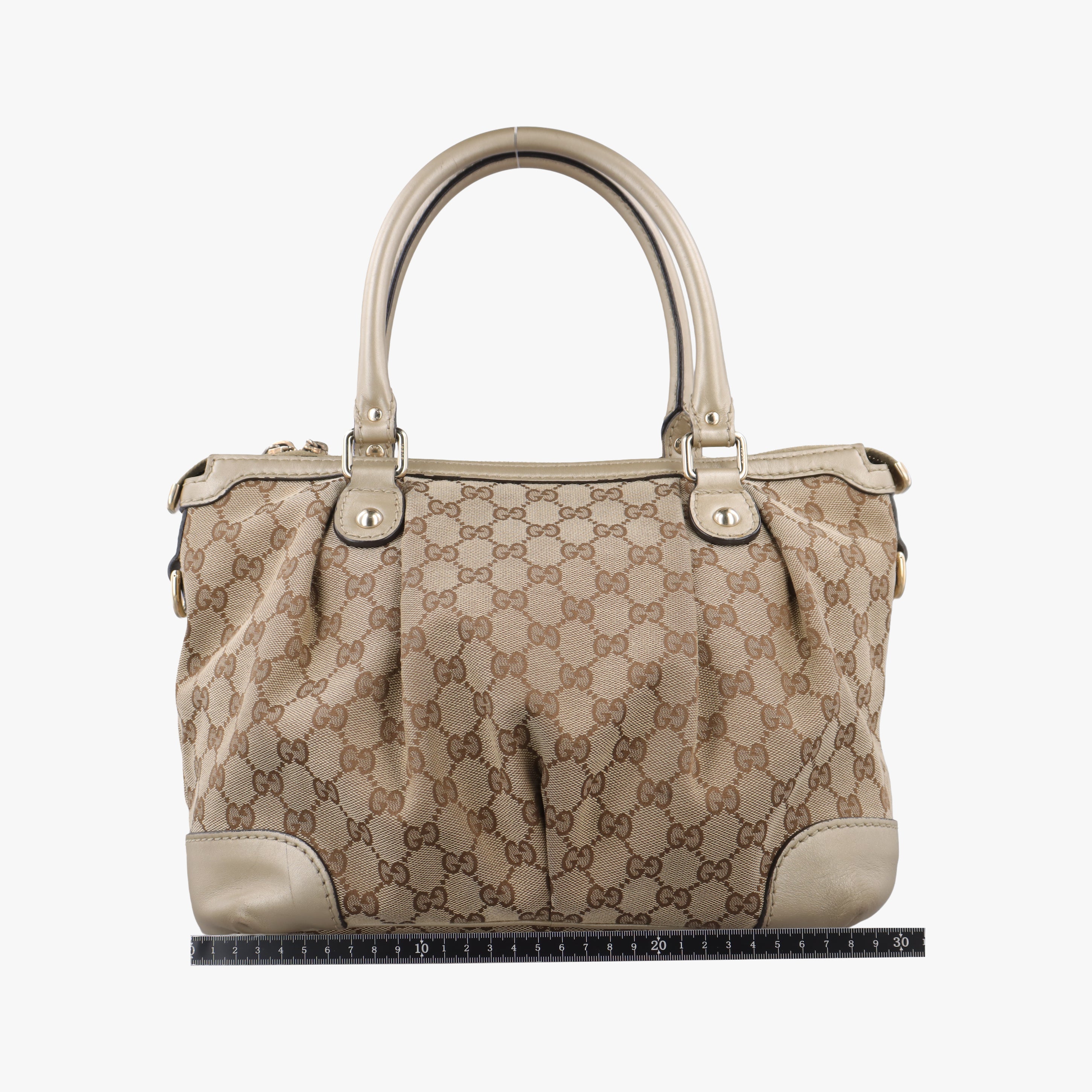 Secondhand Gucci Sukey Brown Canvas×leather 247902 shoulderbag | stylenewstar