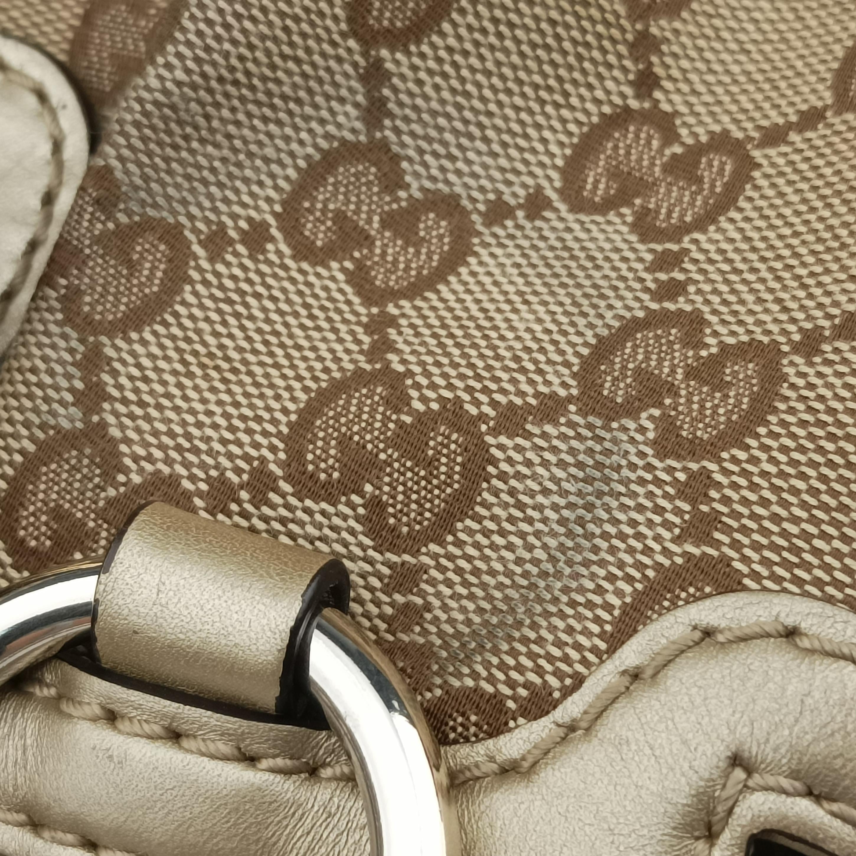 Secondhand Gucci Sukey Brown Canvas×leather 247902 shoulderbag | stylenewstar