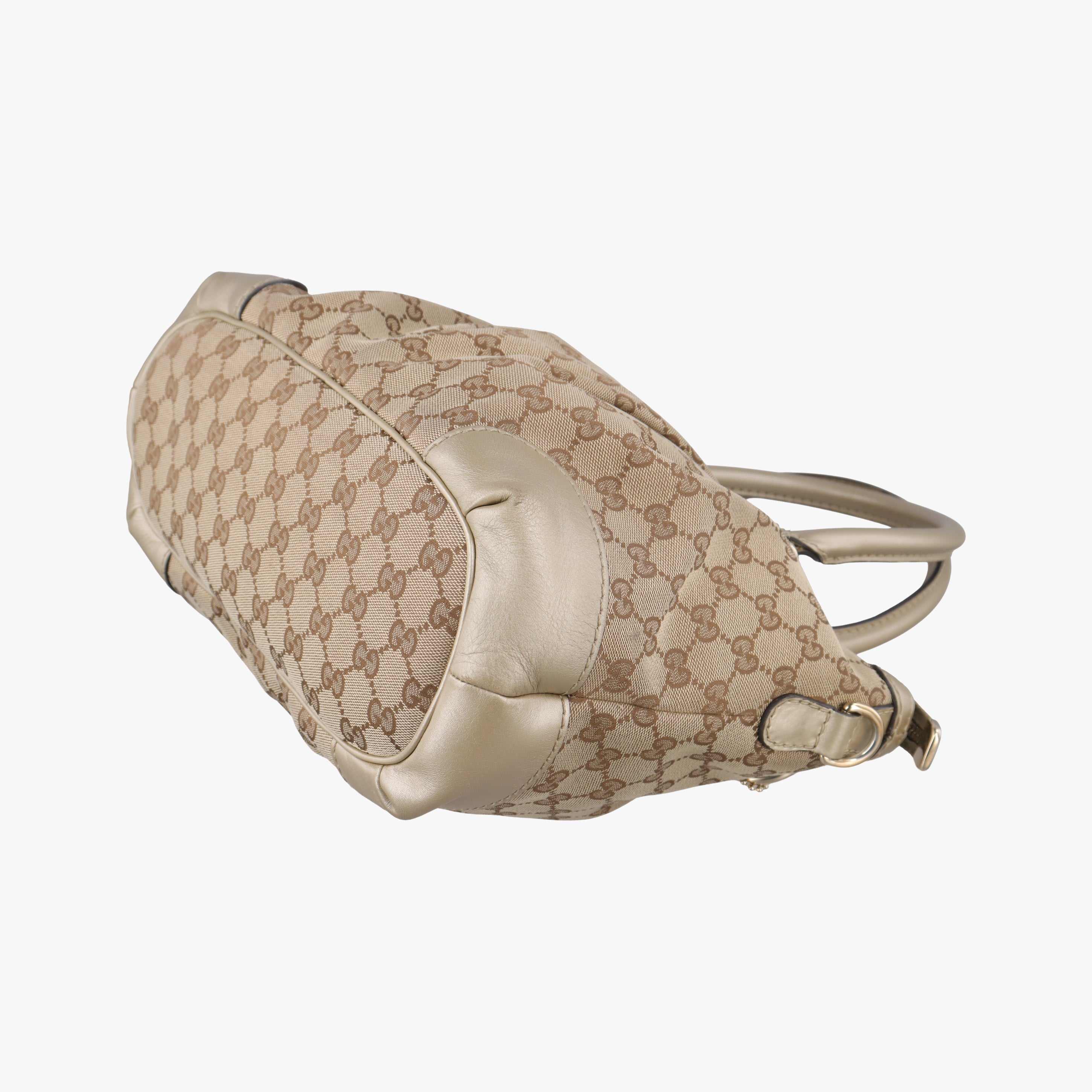 Secondhand Gucci Sukey Brown Canvas×leather 247902 shoulderbag | stylenewstar