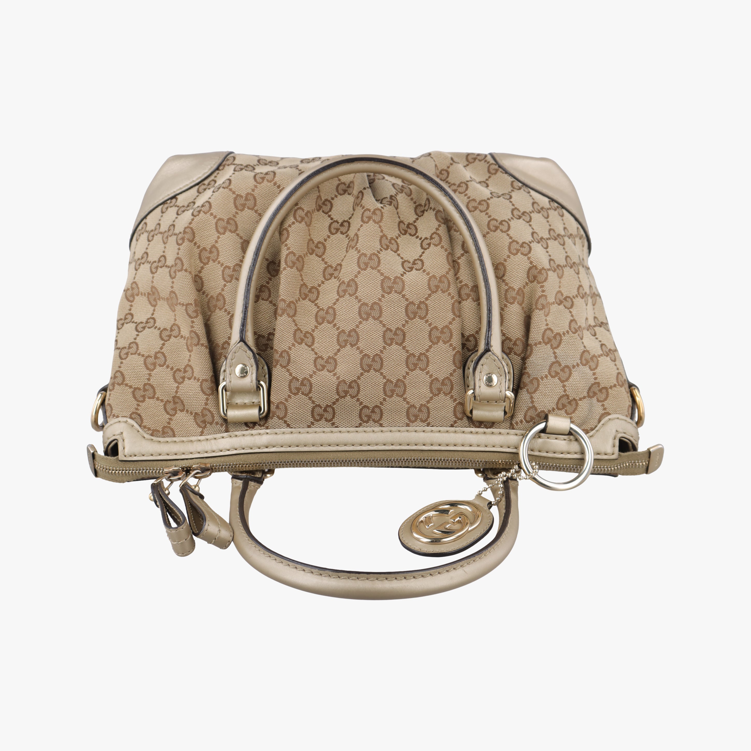 Secondhand Gucci Sukey Brown Canvas×leather 247902 shoulderbag | stylenewstar