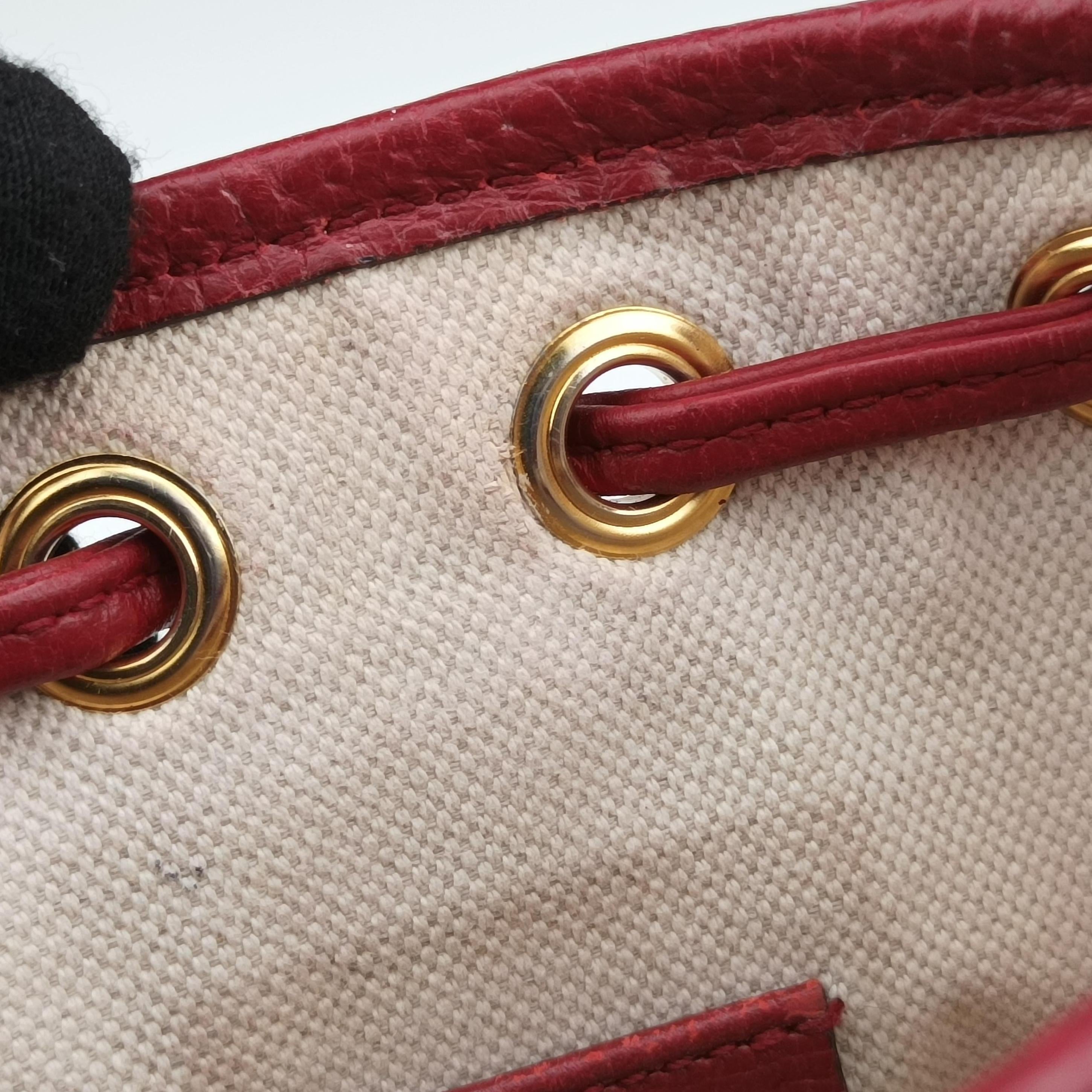 Pre-owned Gucci Doraemon collaboration Brown×Red×Multicolour PVC coated canvas×leather 647801 shoulderbag | stylenewstar