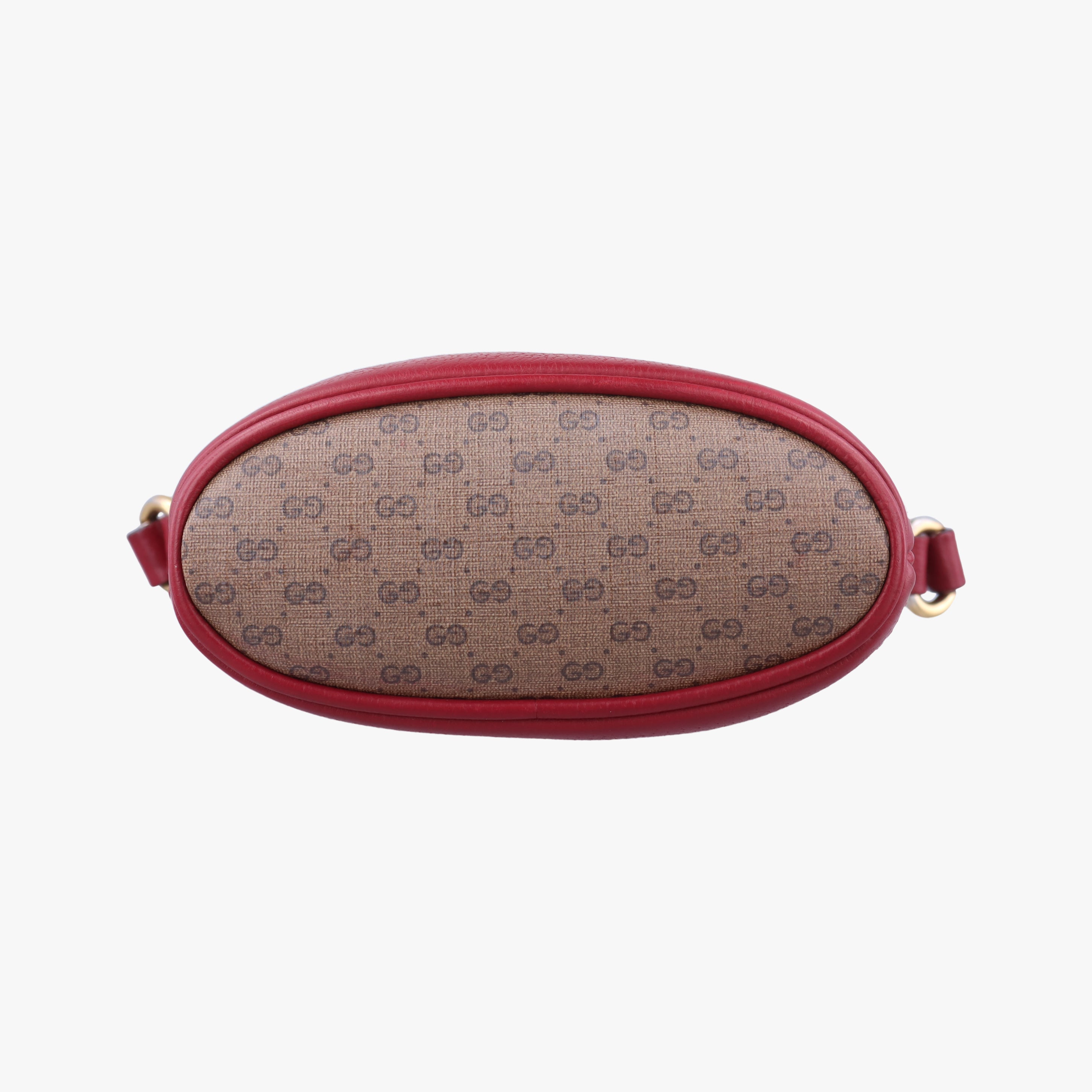 Pre-owned Gucci Doraemon collaboration Brown×Red×Multicolour PVC coated canvas×leather 647801 shoulderbag | stylenewstar