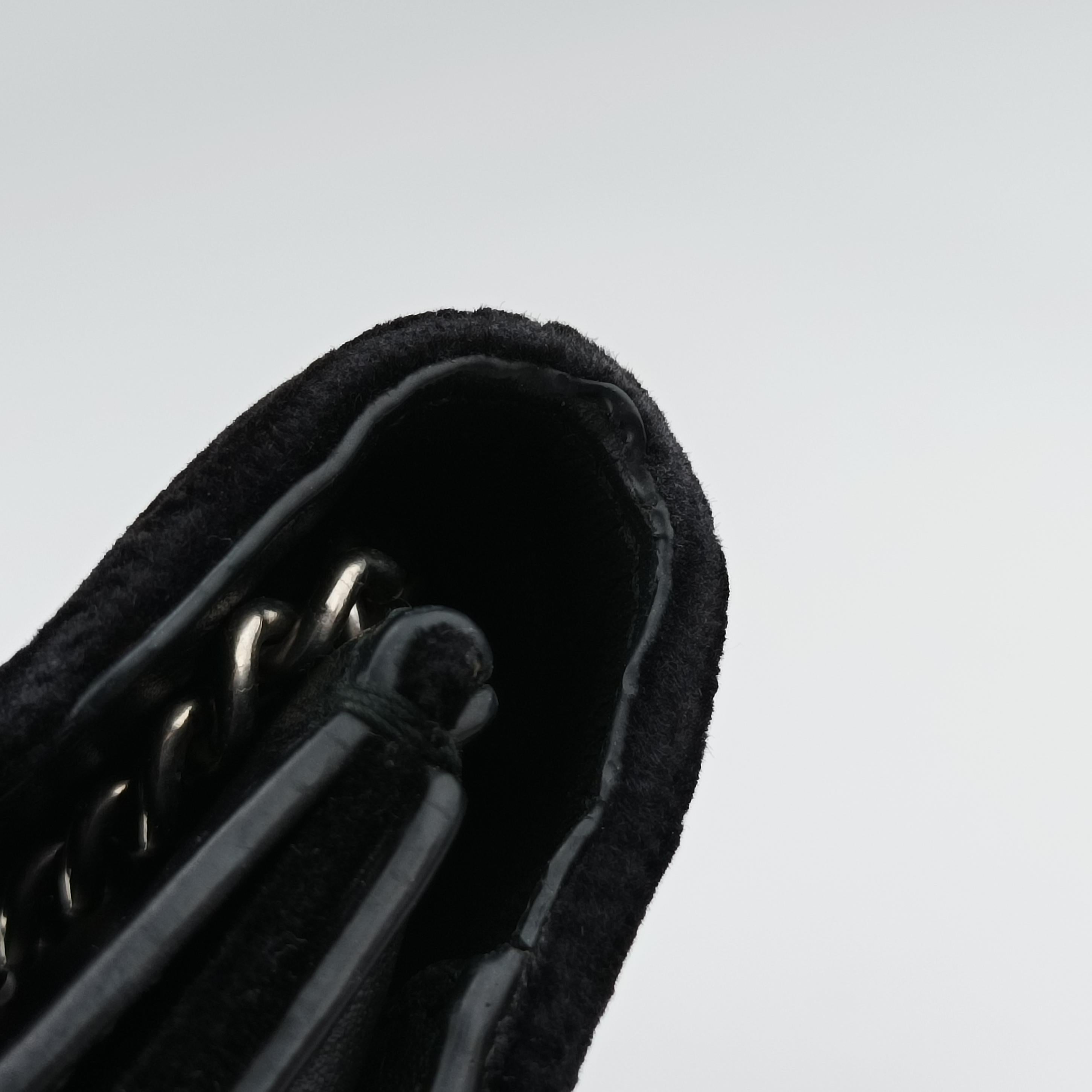 Pre-owned Gucci Dionysus Black velour 476432 shoulderbag | stylenewstar