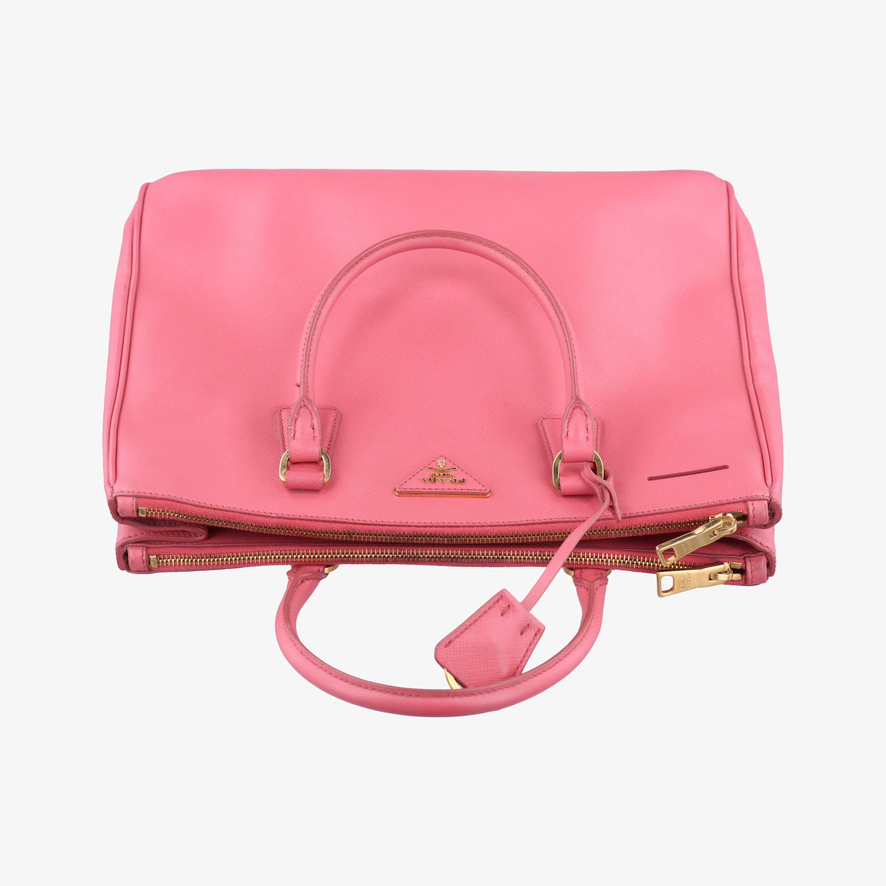 Pre-owned Prada Galleria Rose SAFFIANO Leather BN1874 shoulderbag | stylenewstar