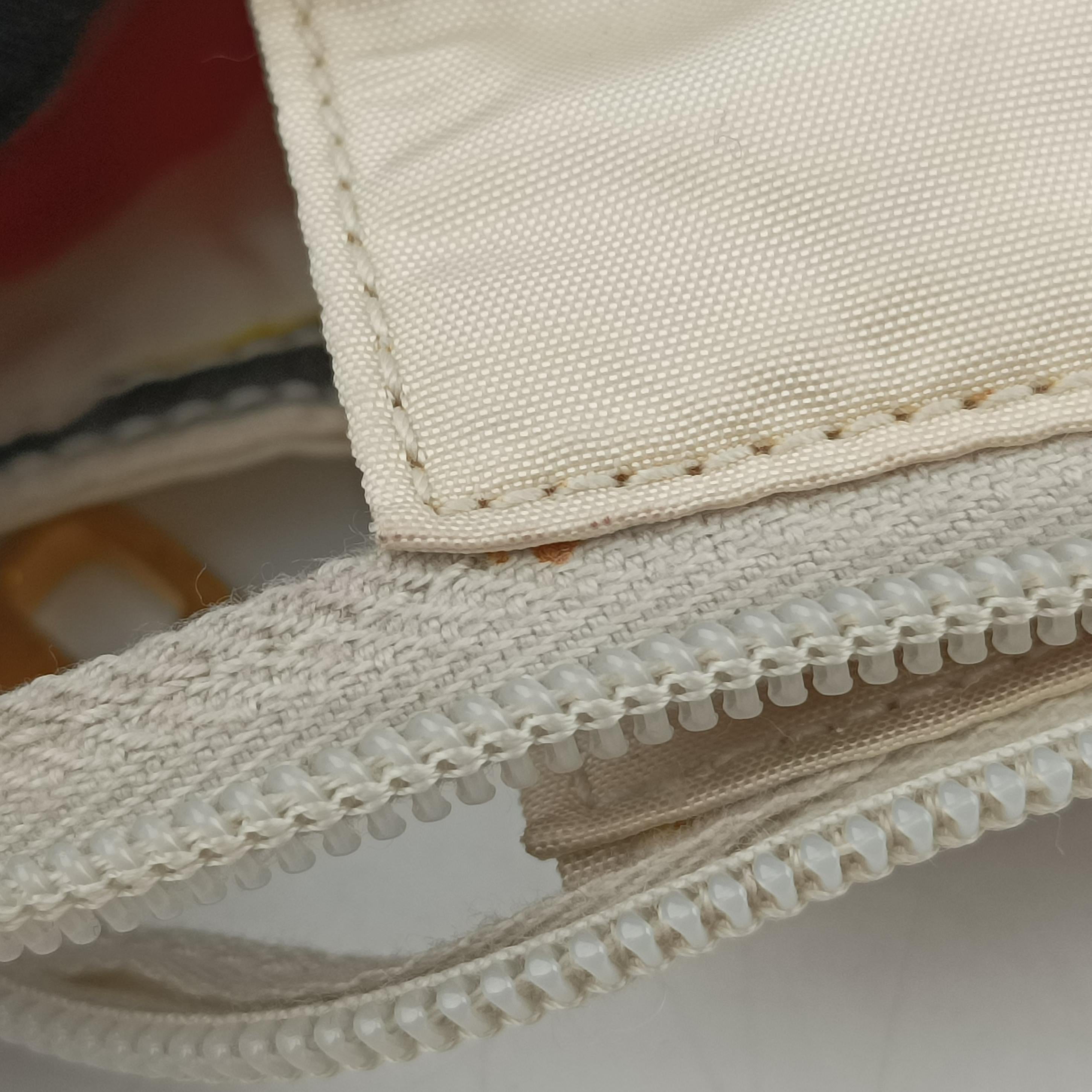 Pre-owned Prada Tessuto Stampato White x Black x Orange nylon  shoulderbag | stylenewstar