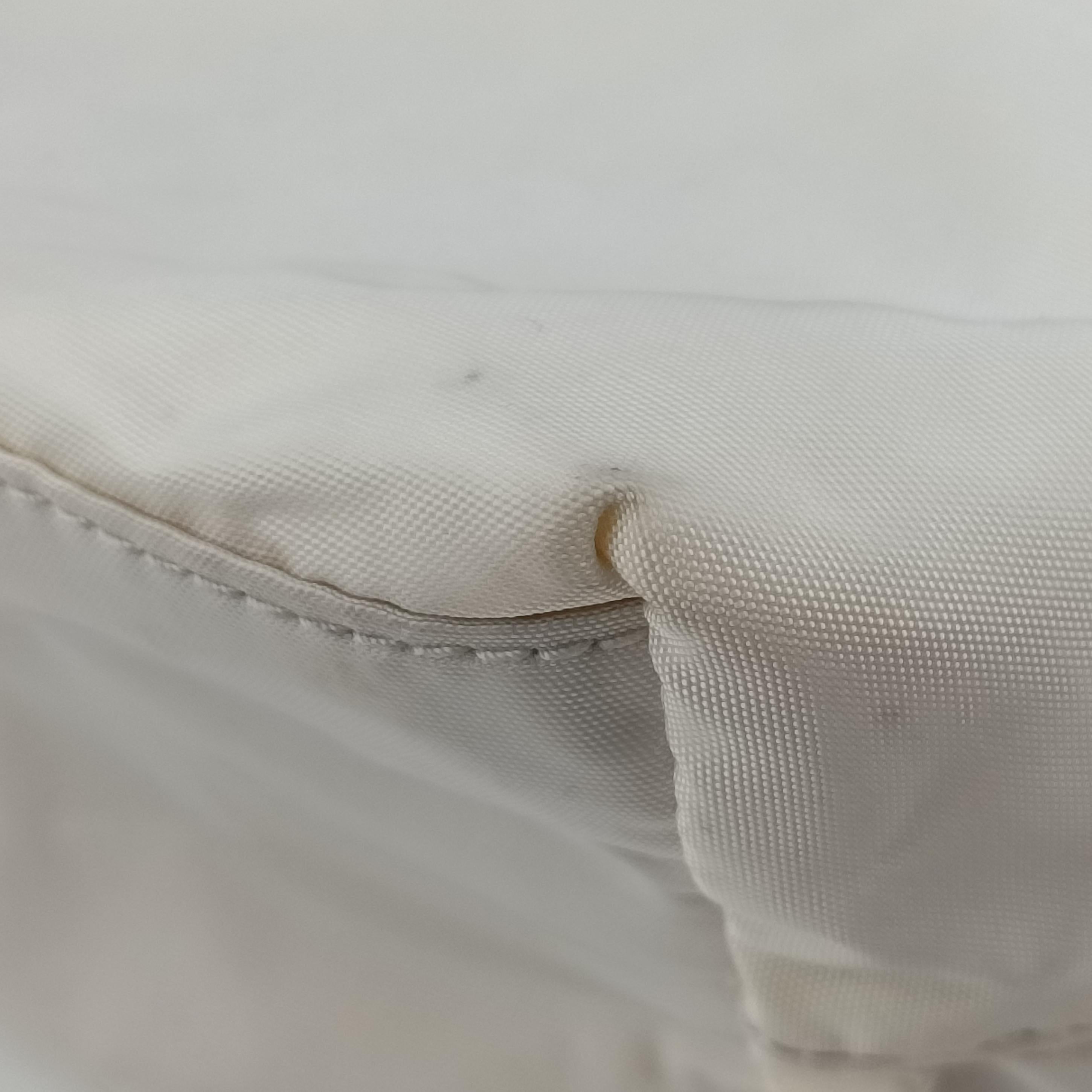 Pre-owned Prada Tessuto Stampato White x Black x Orange nylon  shoulderbag | stylenewstar