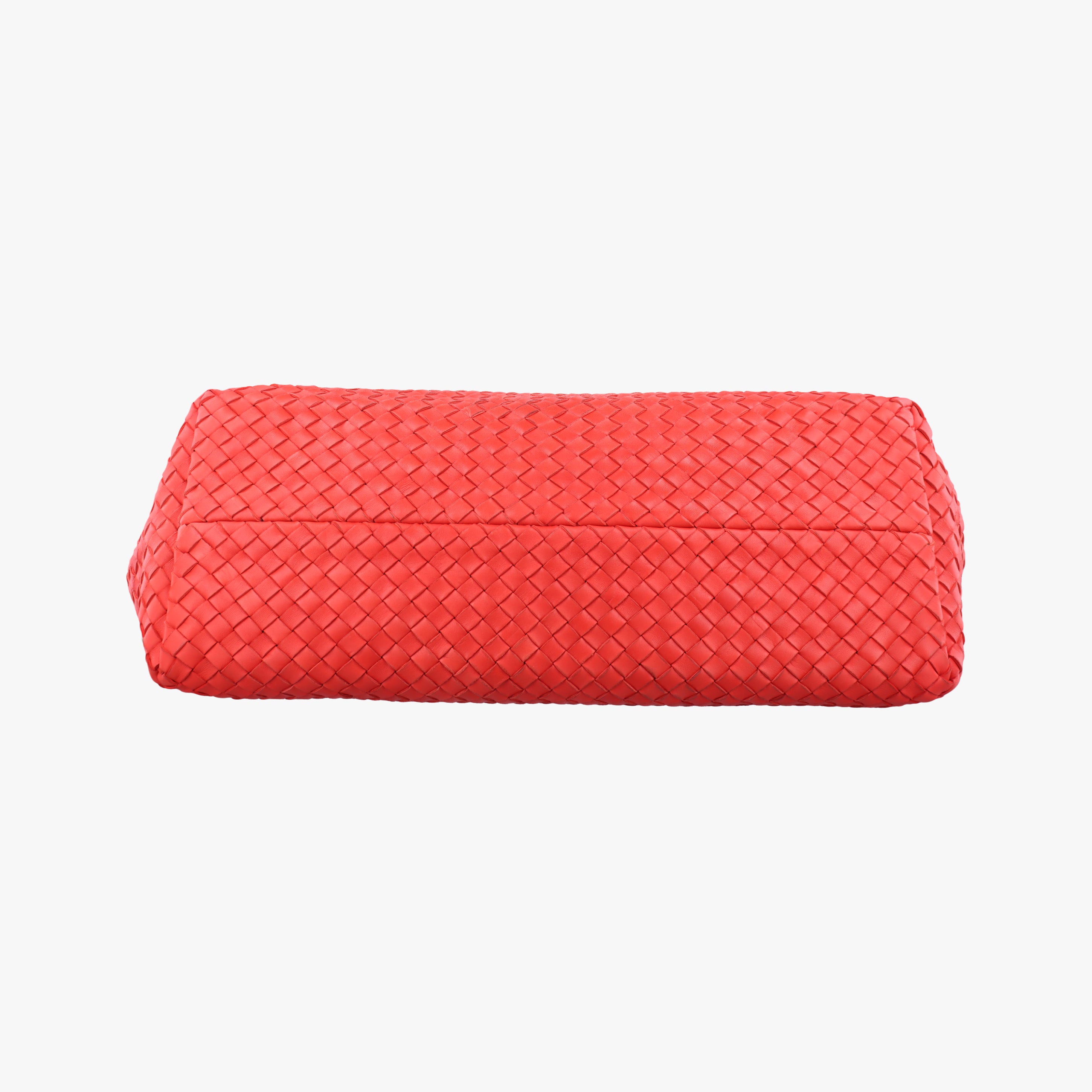Pre-owned Bottega Veneta Cabat intrecciato Red lambskin  handbag | stylenewstar