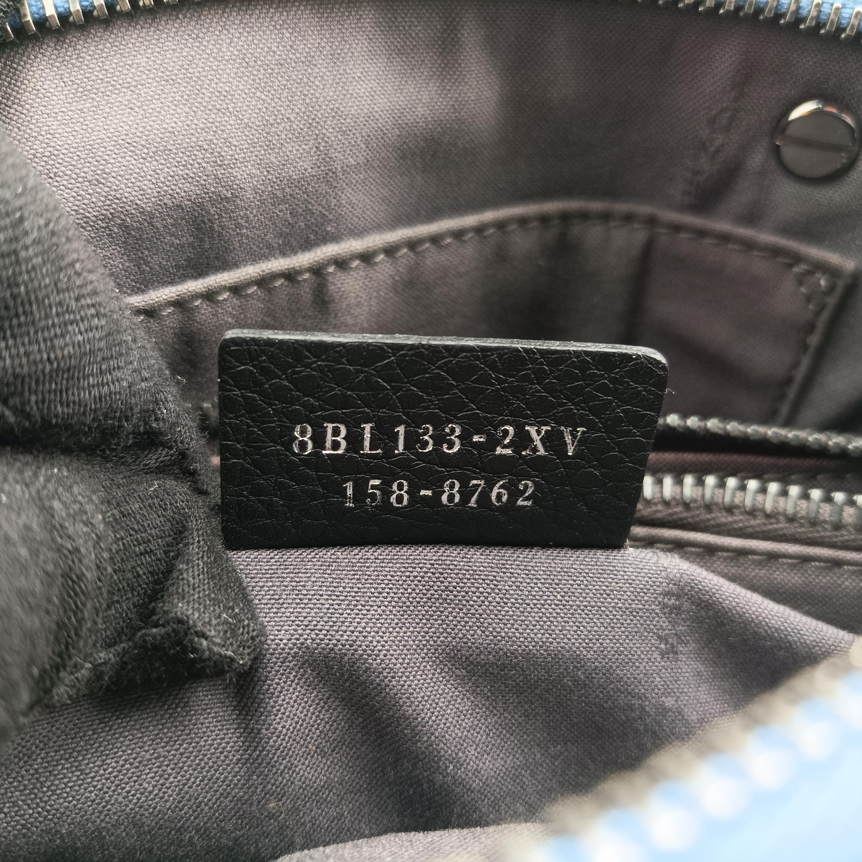 Pre-owned Fendi By the Way Blue Leather 8BL133 shoulderbag | stylenewstar