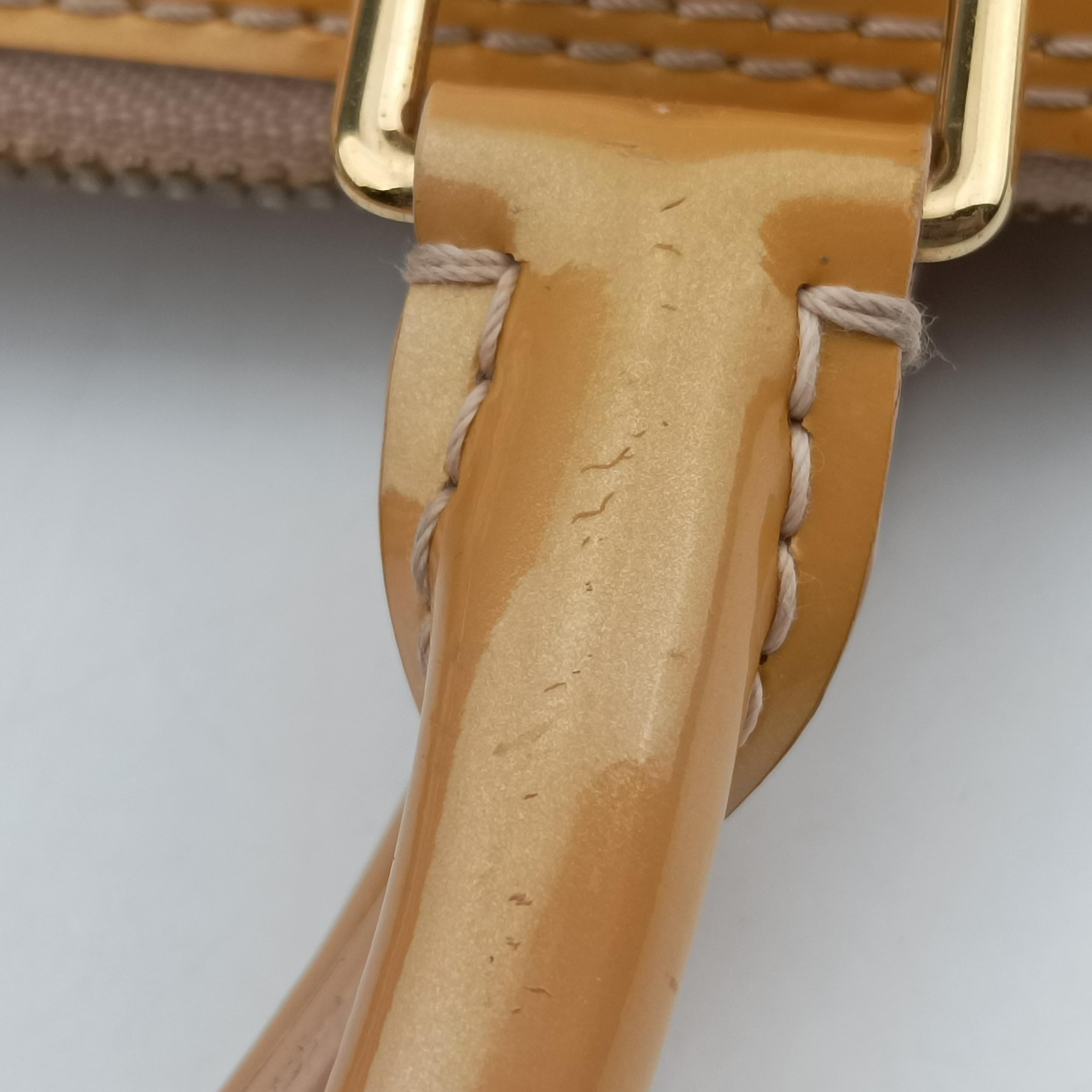 Pre-owned Louis Vuitton Alma PM Dunne Vernis M90170 handbag | stylenewstar