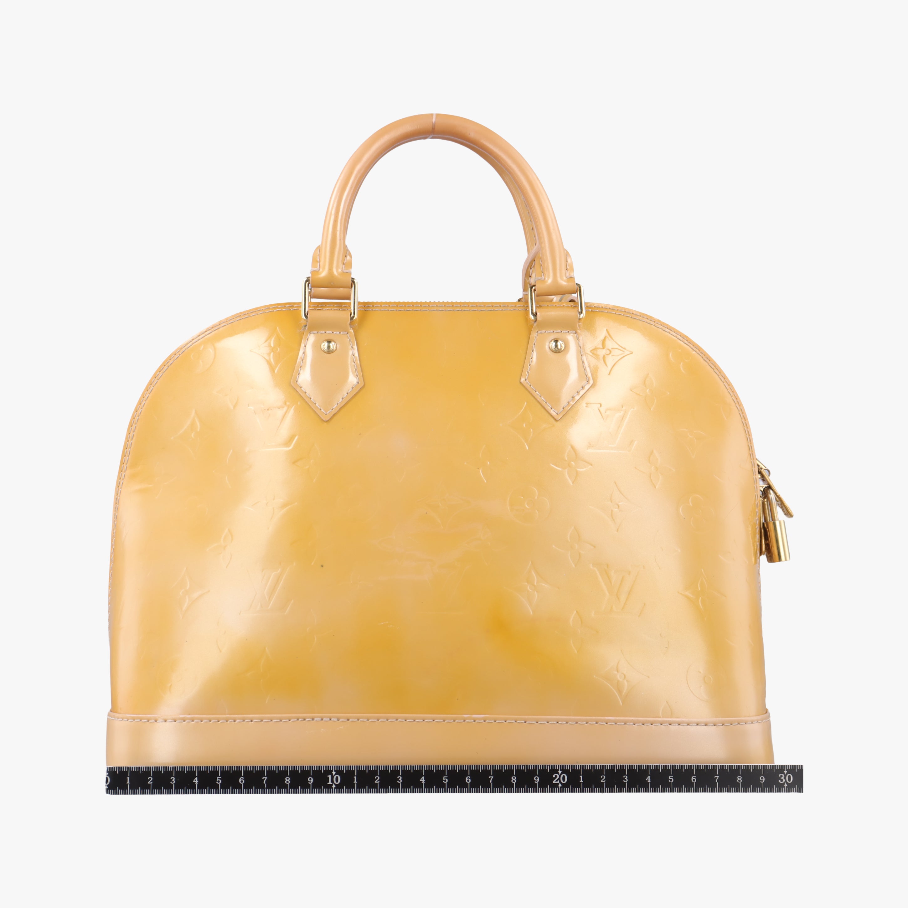 Pre-owned Louis Vuitton Alma PM Dunne Vernis M90170 handbag | stylenewstar
