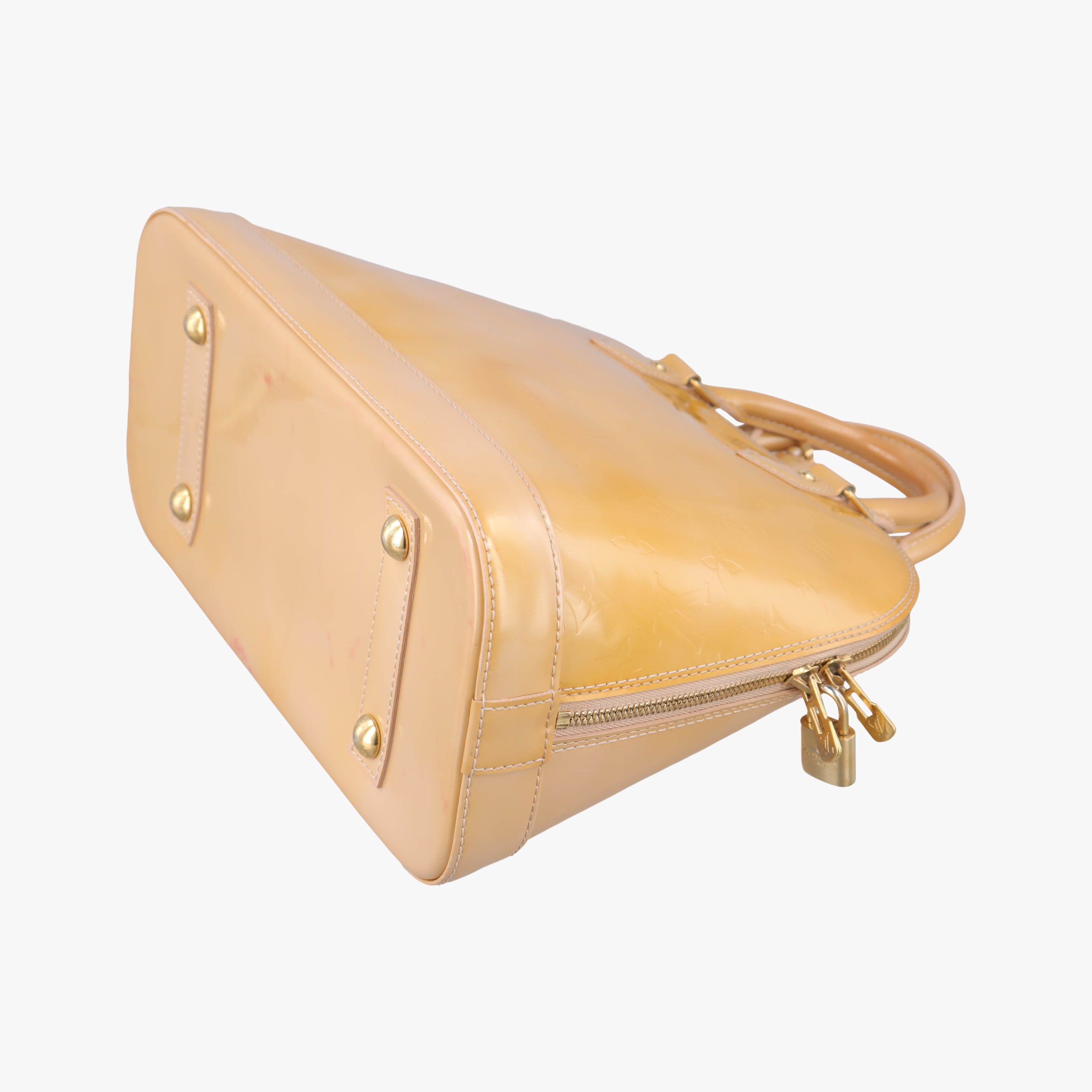 Pre-owned Louis Vuitton Alma PM Dunne Vernis M90170 handbag | stylenewstar