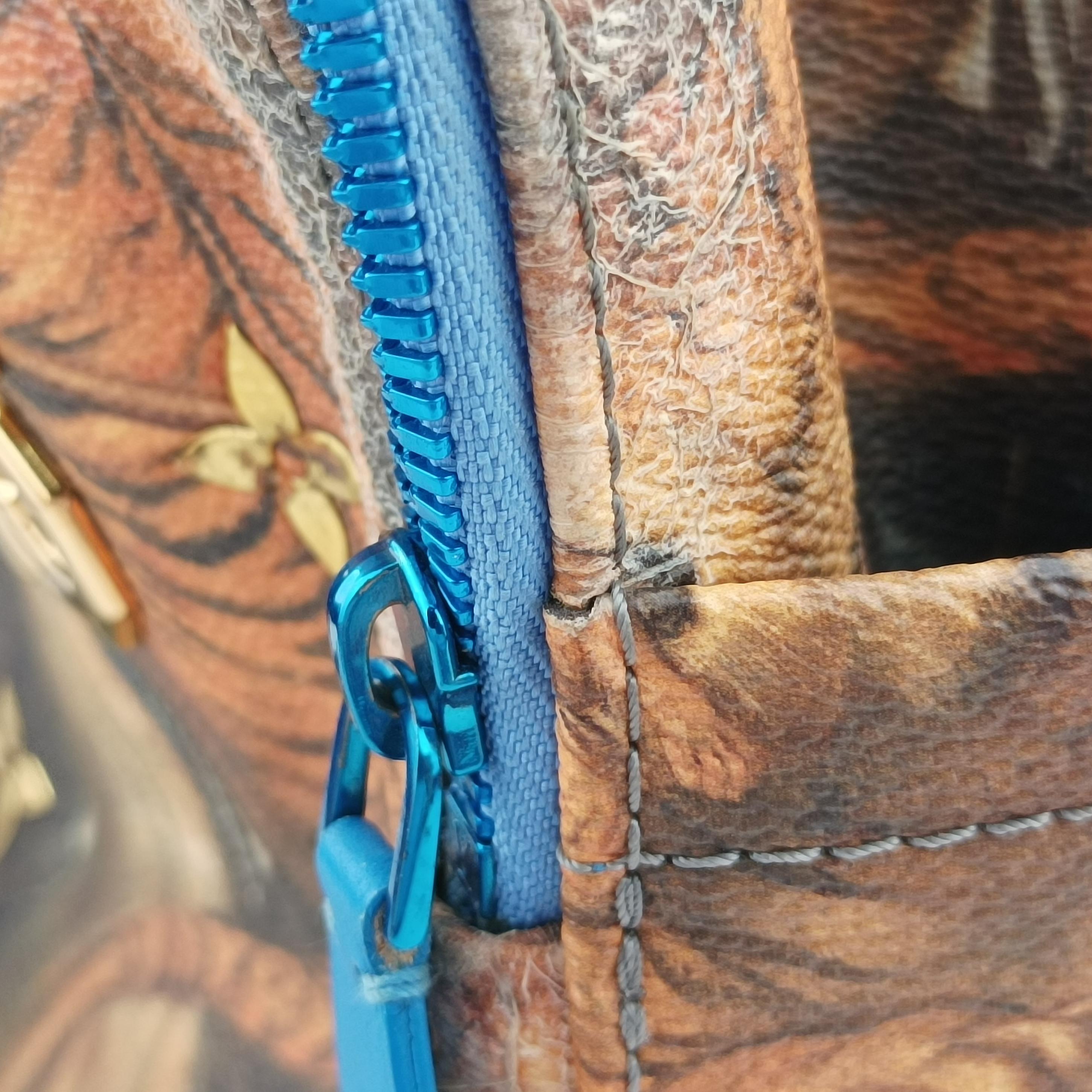 Secondhand Louis Vuitton Palm Springs PM Masters Jeff Koons Rubens Tiger Hunt blue×multicolor Monogram Celty M43335 backpack/rucksack | stylenewstar