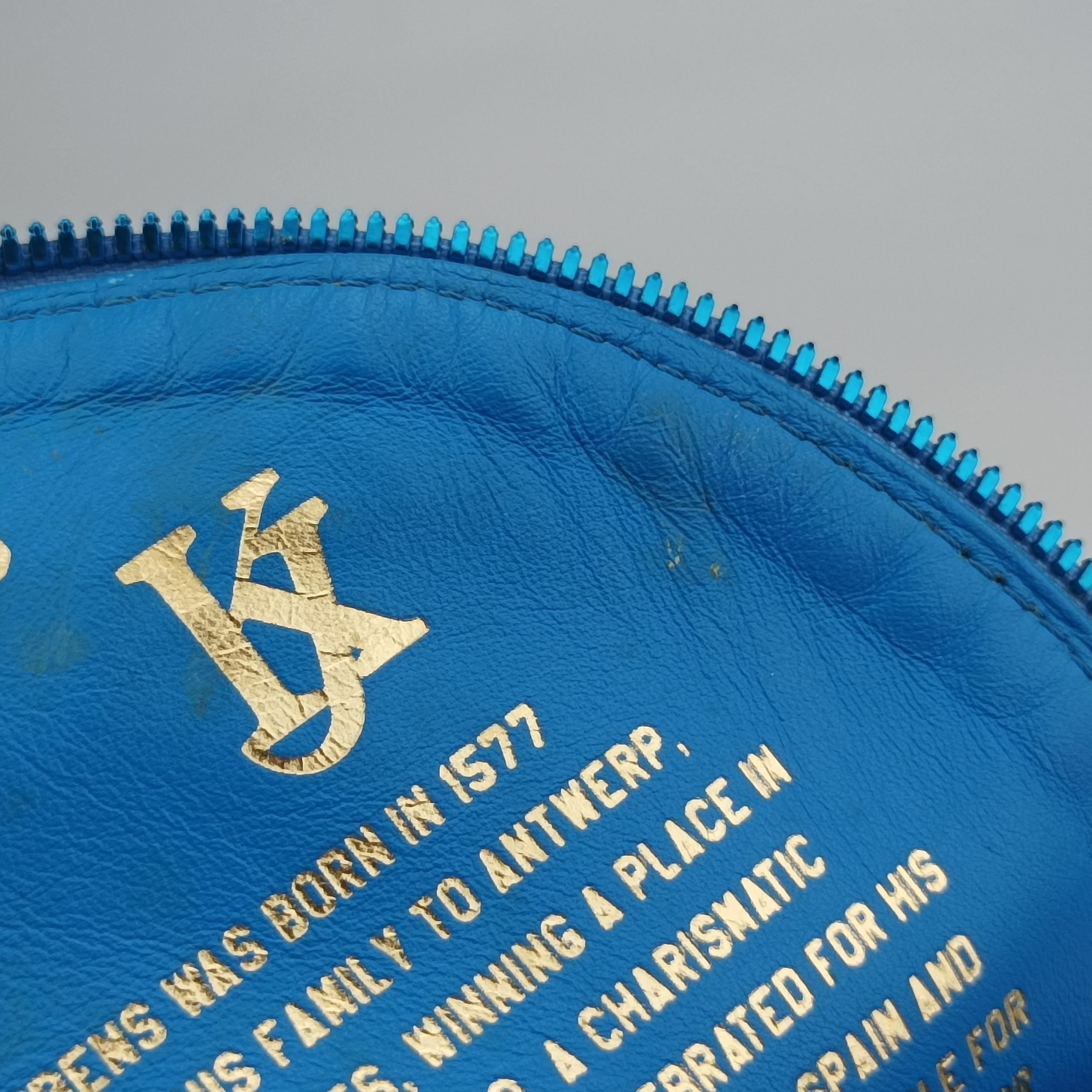 Secondhand Louis Vuitton Palm Springs PM Masters Jeff Koons Rubens Tiger Hunt blue×multicolor Monogram Celty M43335 backpack/rucksack | stylenewstar