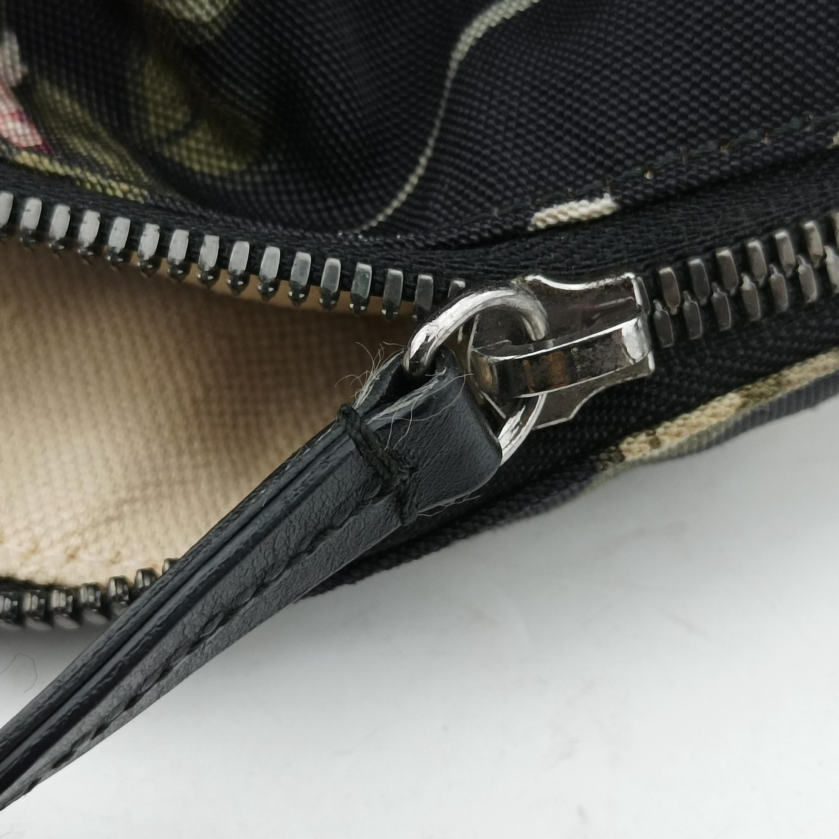 Secondhand Gucci Floral Black×Multicolour nylon 353476 backpack/rucksack | stylenewstar