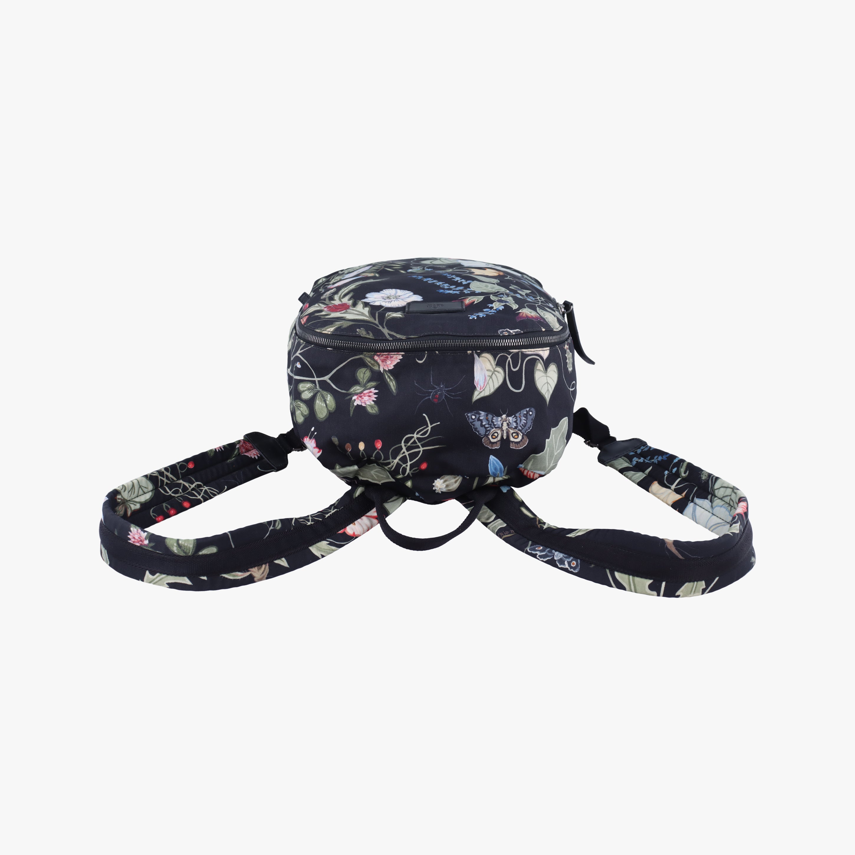 Secondhand Gucci Floral Black×Multicolour nylon 353476 backpack/rucksack | stylenewstar