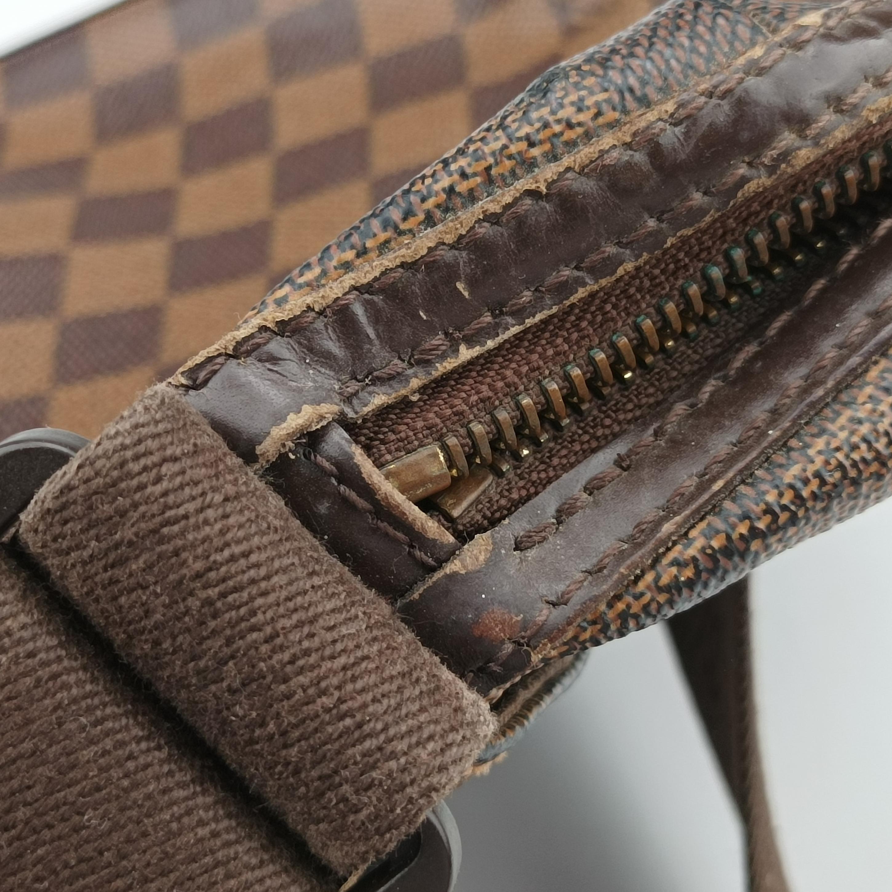 Pre-owned Louis Vuitton Damier Trotter Bobur EBENE Damier Canvas N41135 shoulderbag | stylenewstar
