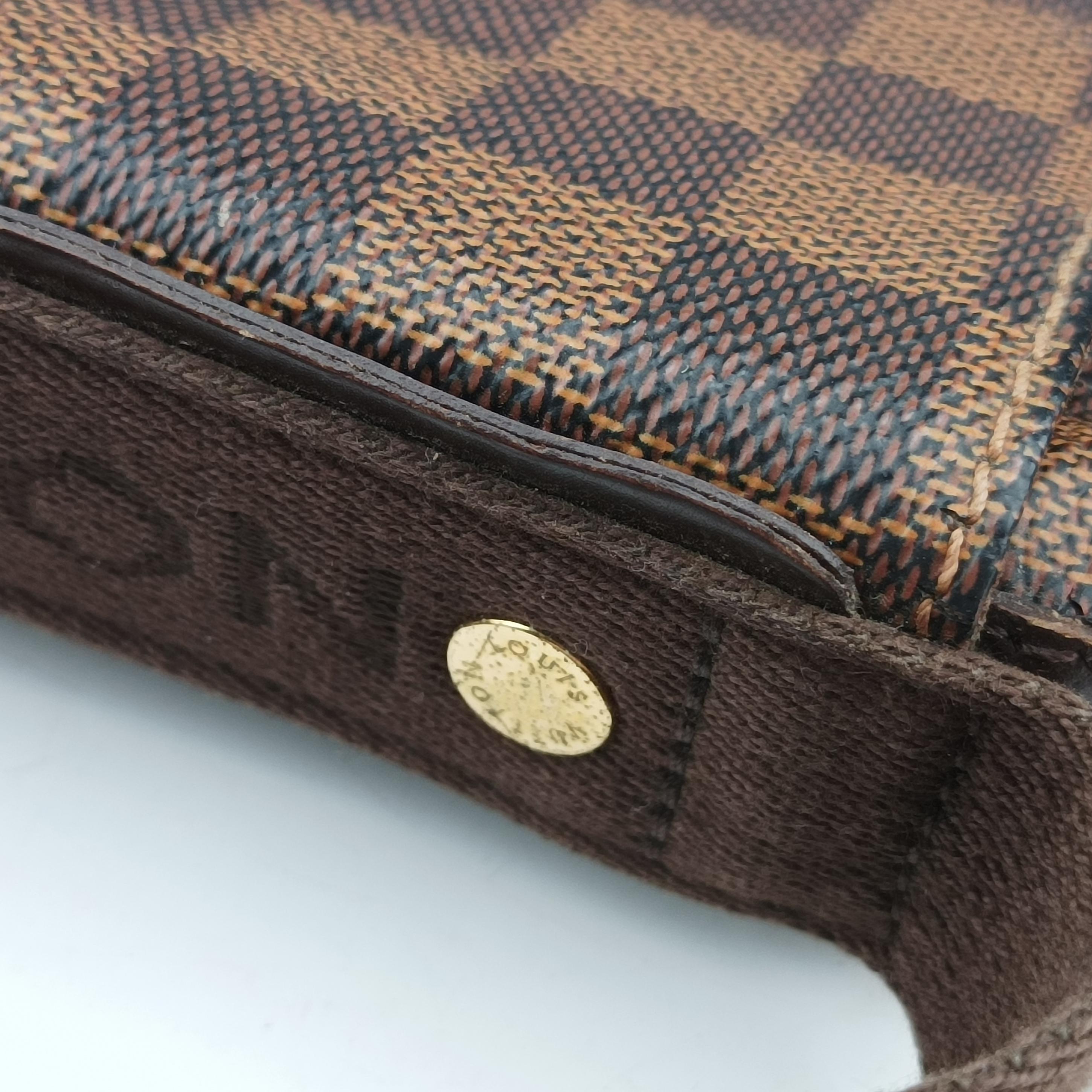 Pre-owned Louis Vuitton Damier Trotter Bobur EBENE Damier Canvas N41135 shoulderbag | stylenewstar