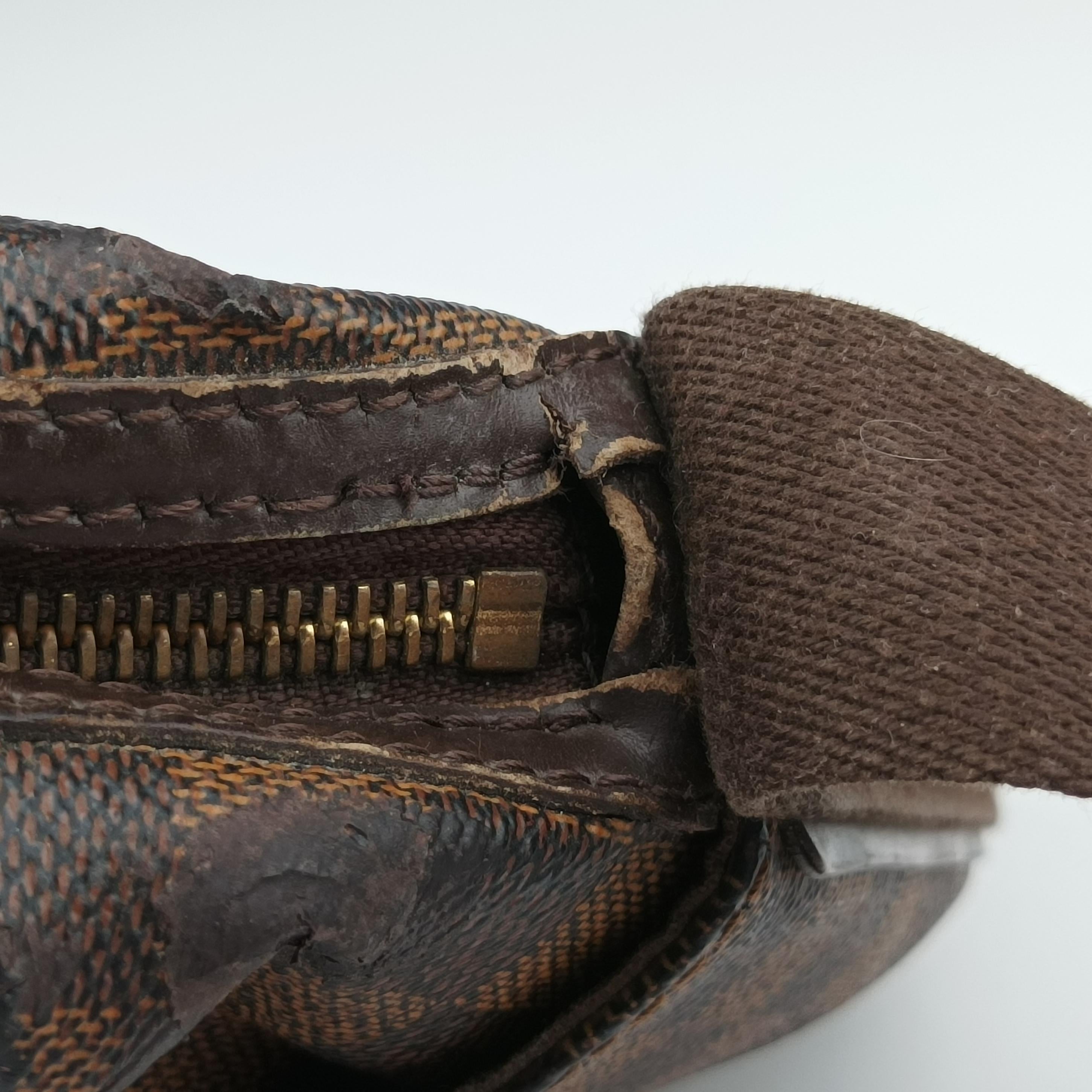 Pre-owned Louis Vuitton Damier Trotter Bobur EBENE Damier Canvas N41135 shoulderbag | stylenewstar