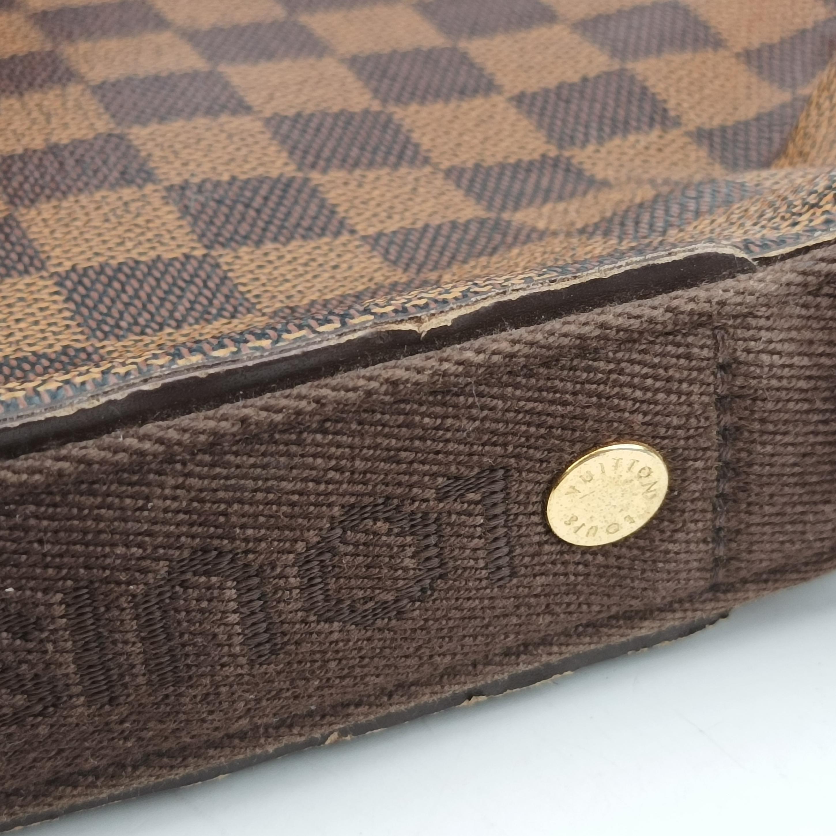 Pre-owned Louis Vuitton Damier Trotter Bobur EBENE Damier Canvas N41135 shoulderbag | stylenewstar