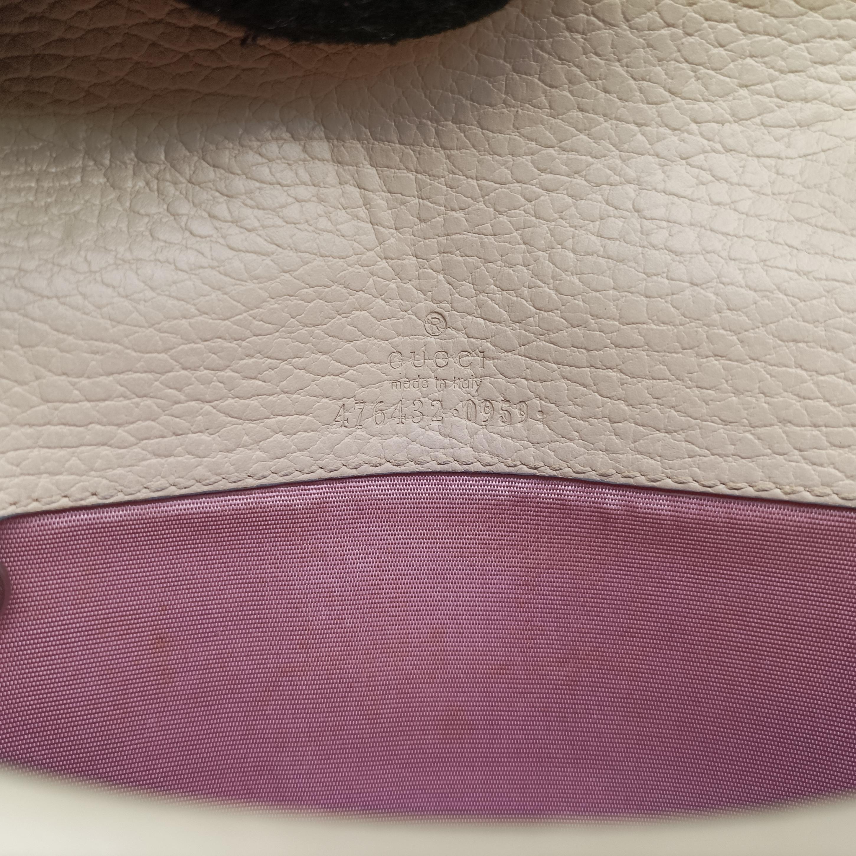 Pre-owned Gucci Dionysus Beige Leather 476432 shoulderbag | stylenewstar