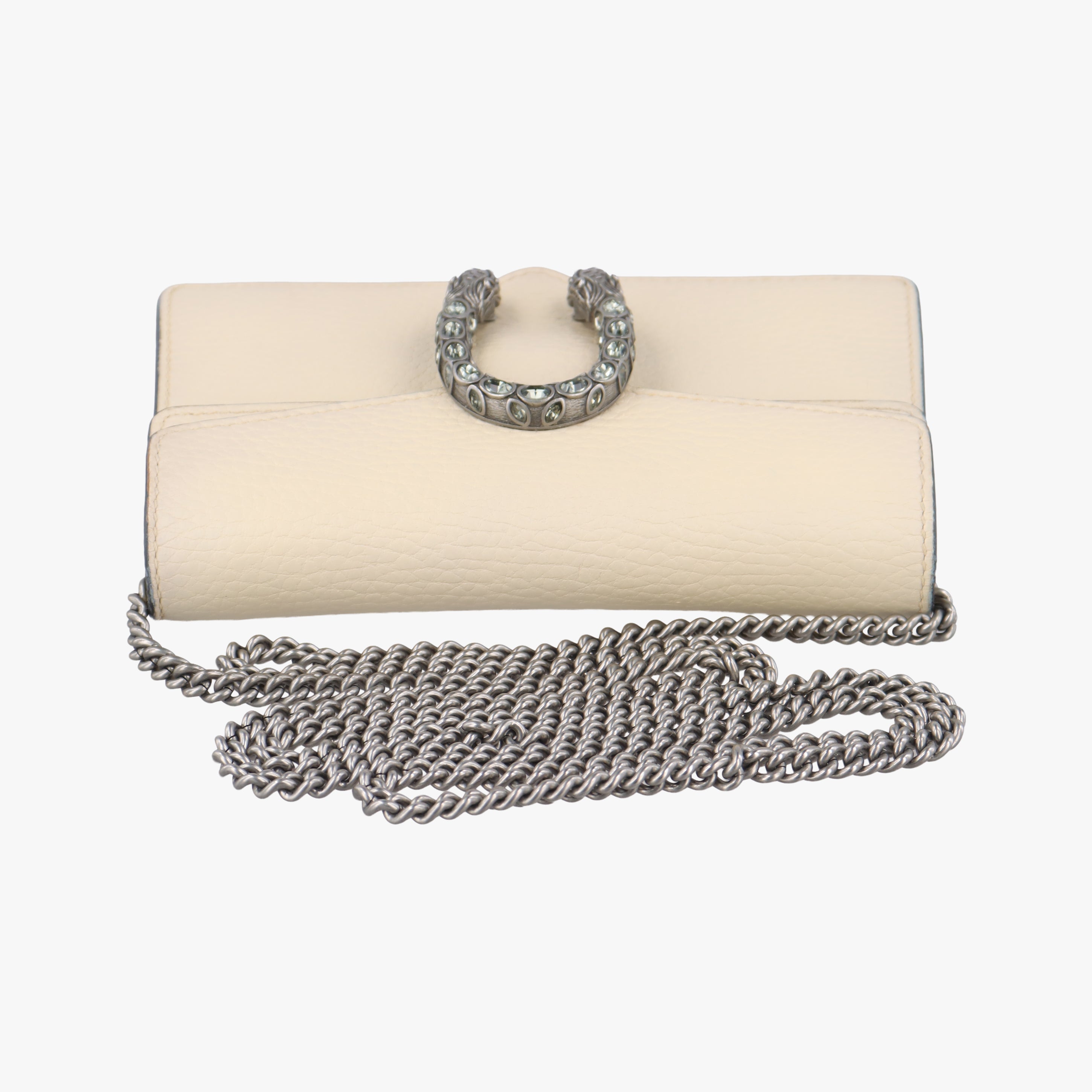 Pre-owned Gucci Dionysus Beige Leather 476432 shoulderbag | stylenewstar