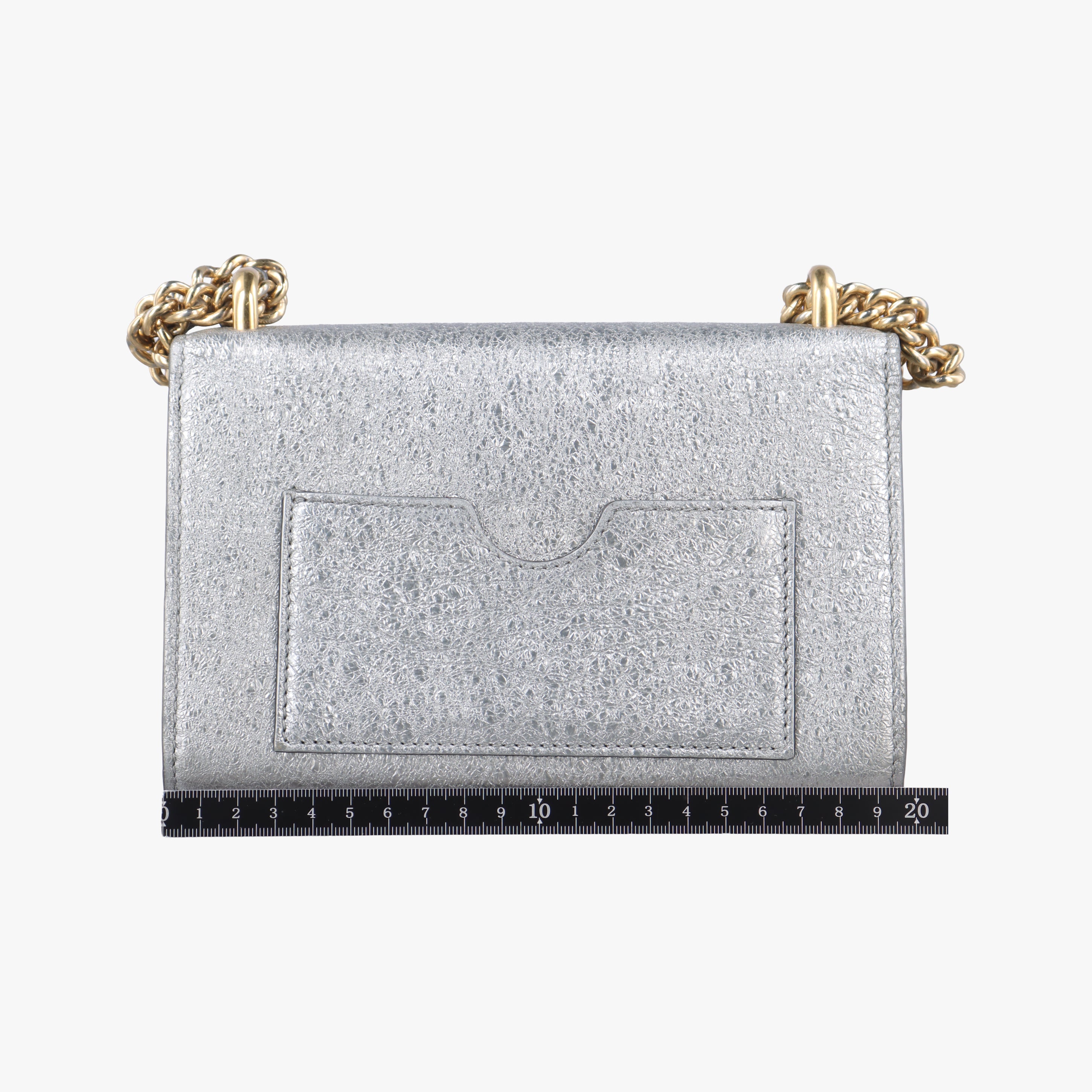 Pre-owned Gucci Padlock Silver Leather 409487 shoulderbag | stylenewstar