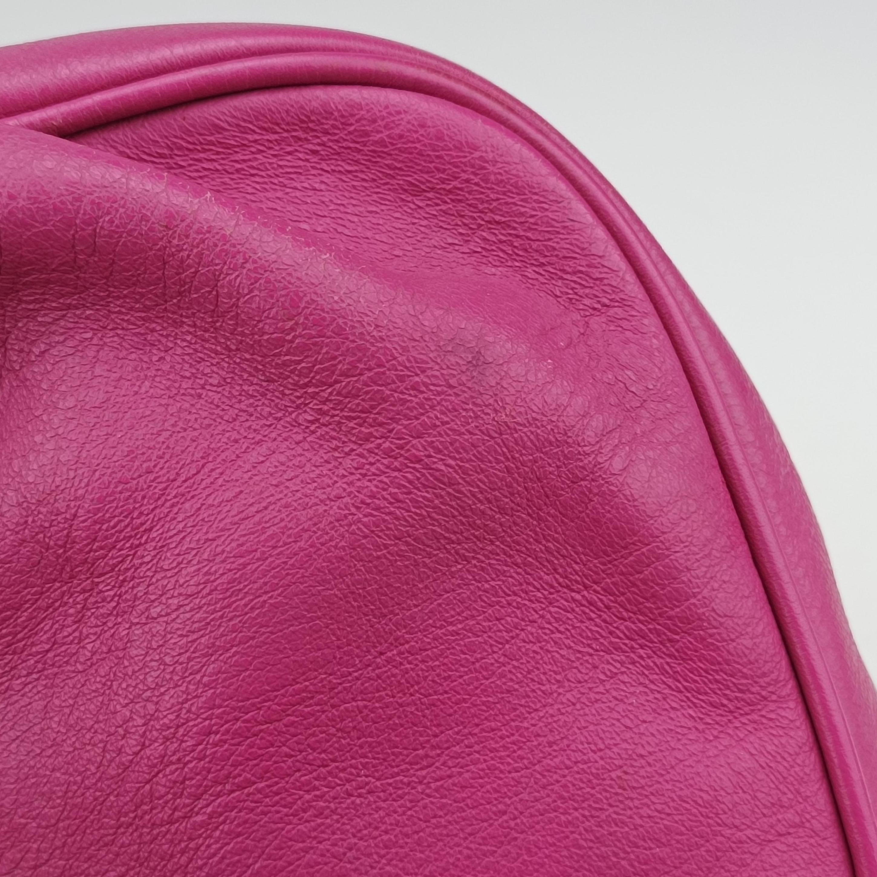 Pre-owned Fendi Fendista Pochette Pink Leather 8M0276 shoulderbag | stylenewstar