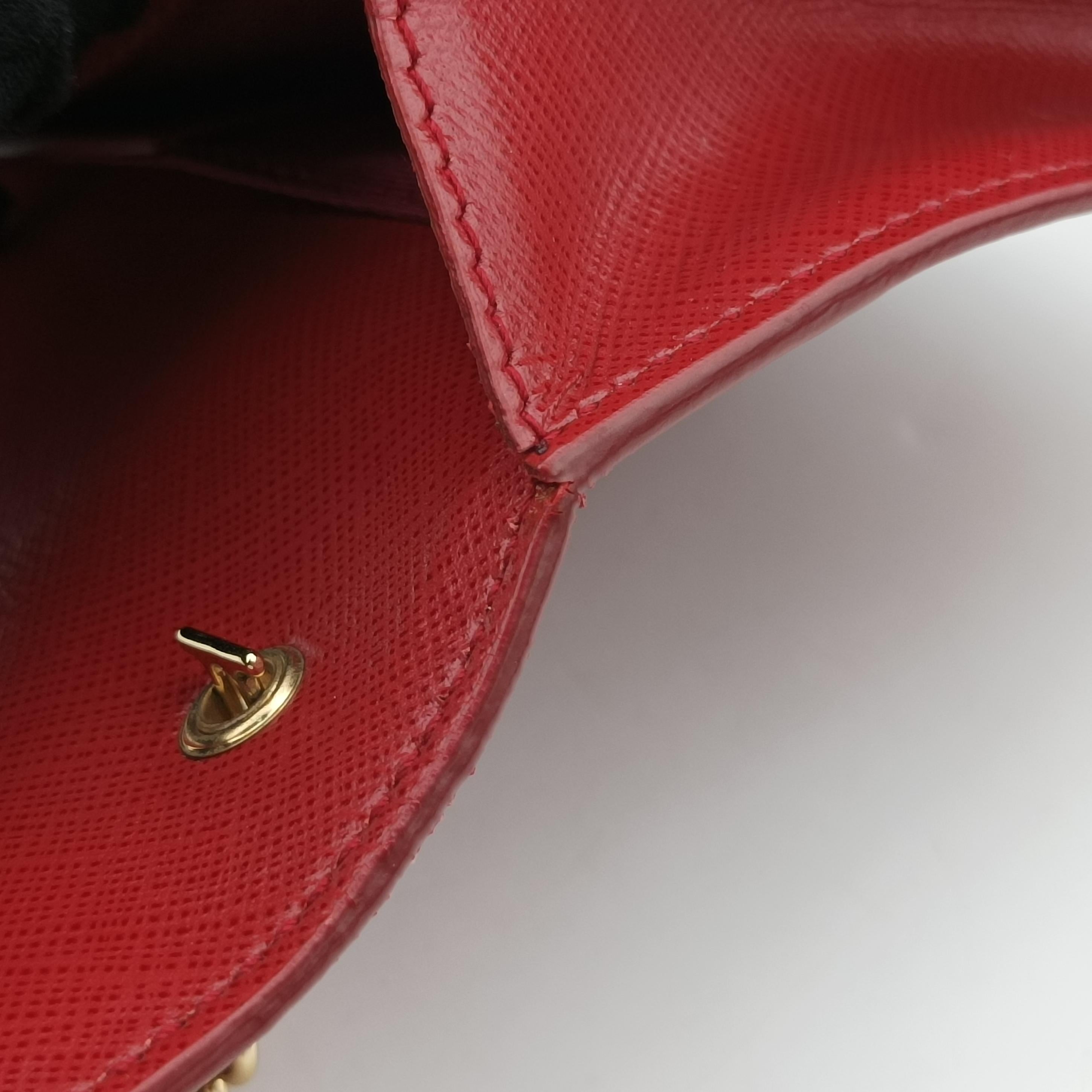 Vintage Ferragamo Ginny Vara Red Leather  shoulderbag | stylenewstar