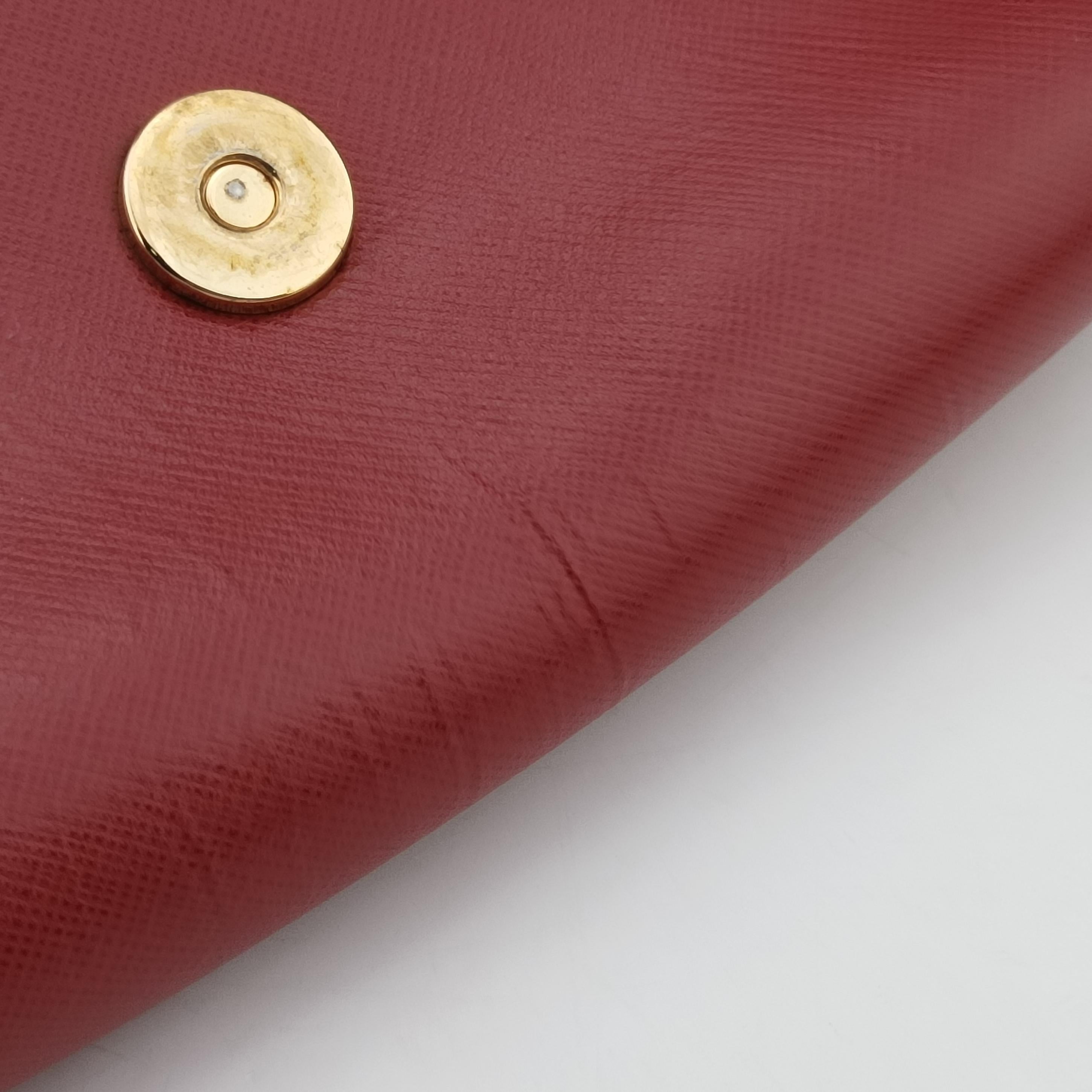 Vintage Ferragamo Ginny Vara Red Leather  shoulderbag | stylenewstar