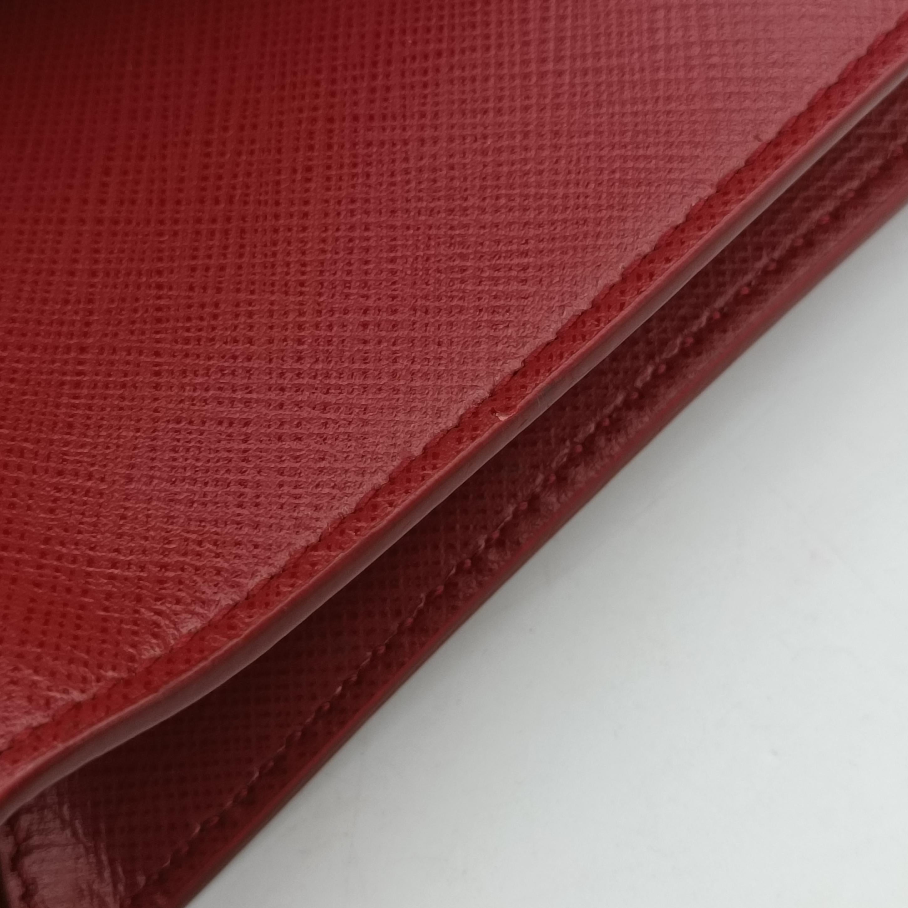 Vintage Ferragamo Ginny Vara Red Leather  shoulderbag | stylenewstar