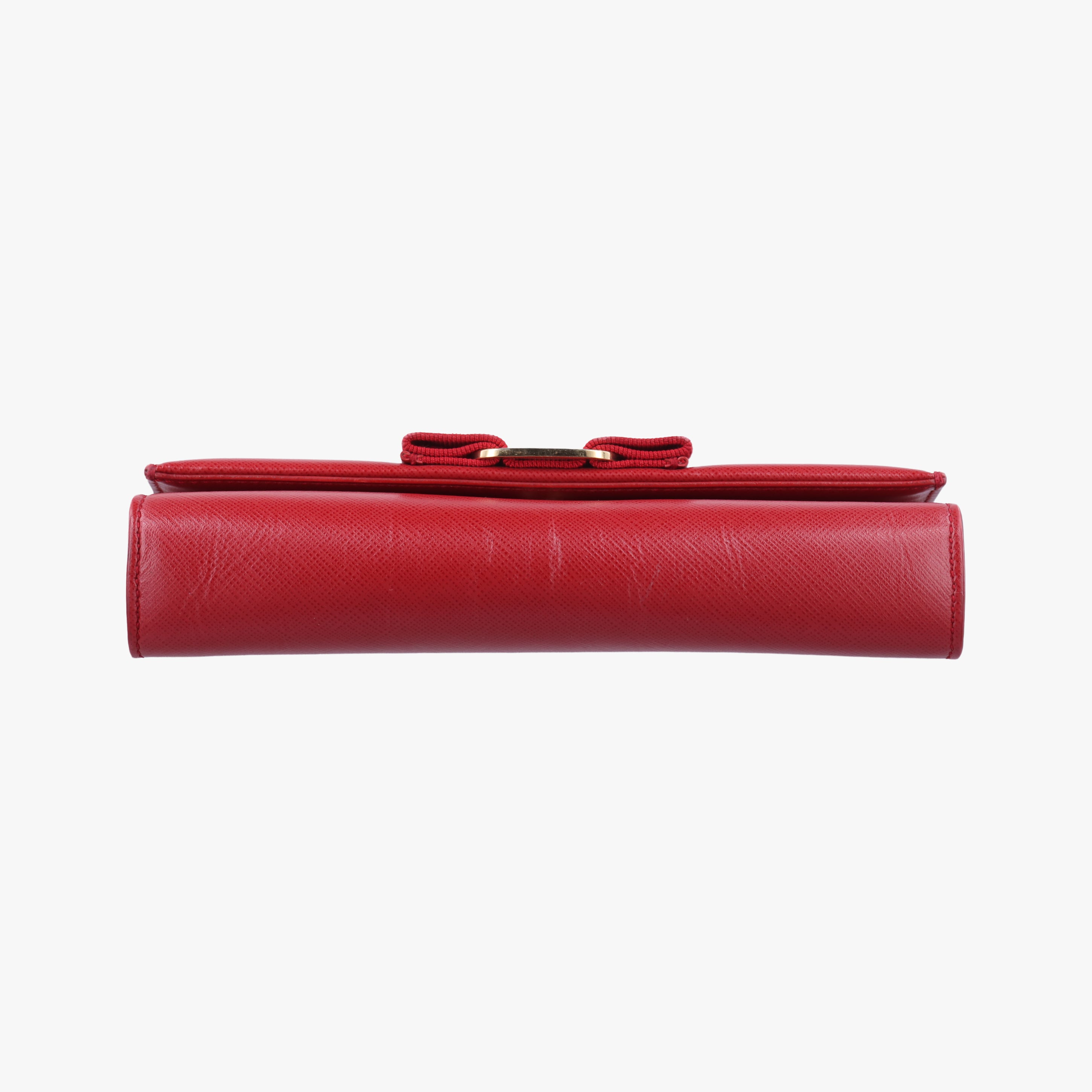 Vintage Ferragamo Ginny Vara Red Leather  shoulderbag | stylenewstar