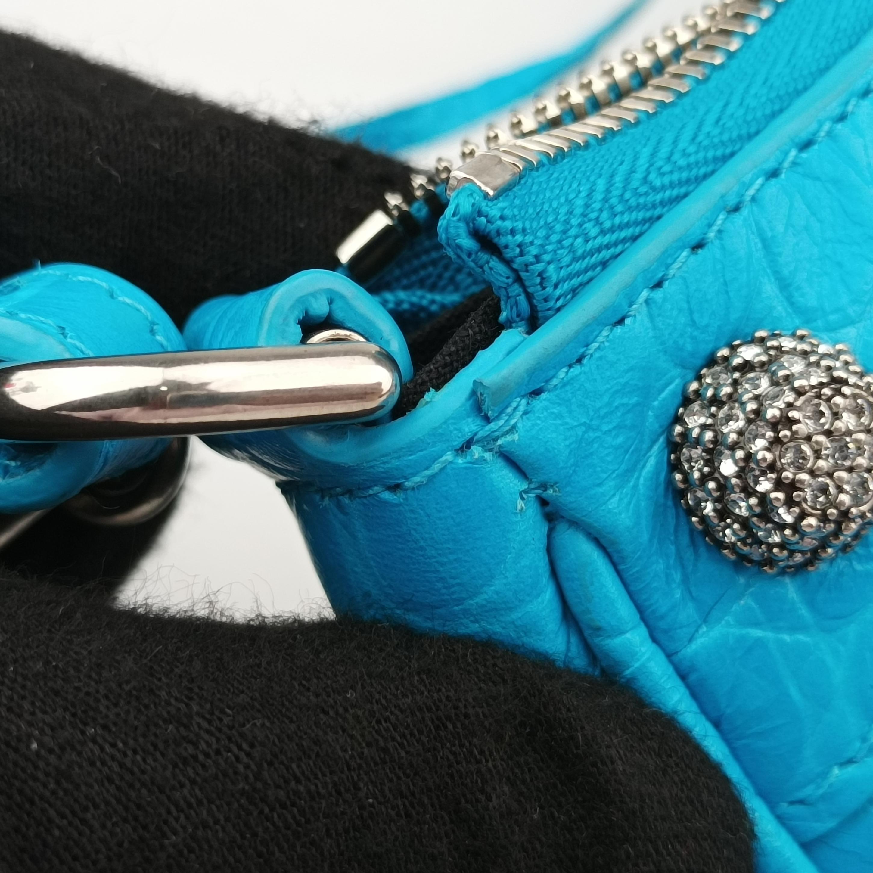 Secondhand Balenciaga Le Cagole Blue lambskin  shoulderbag | stylenewstar