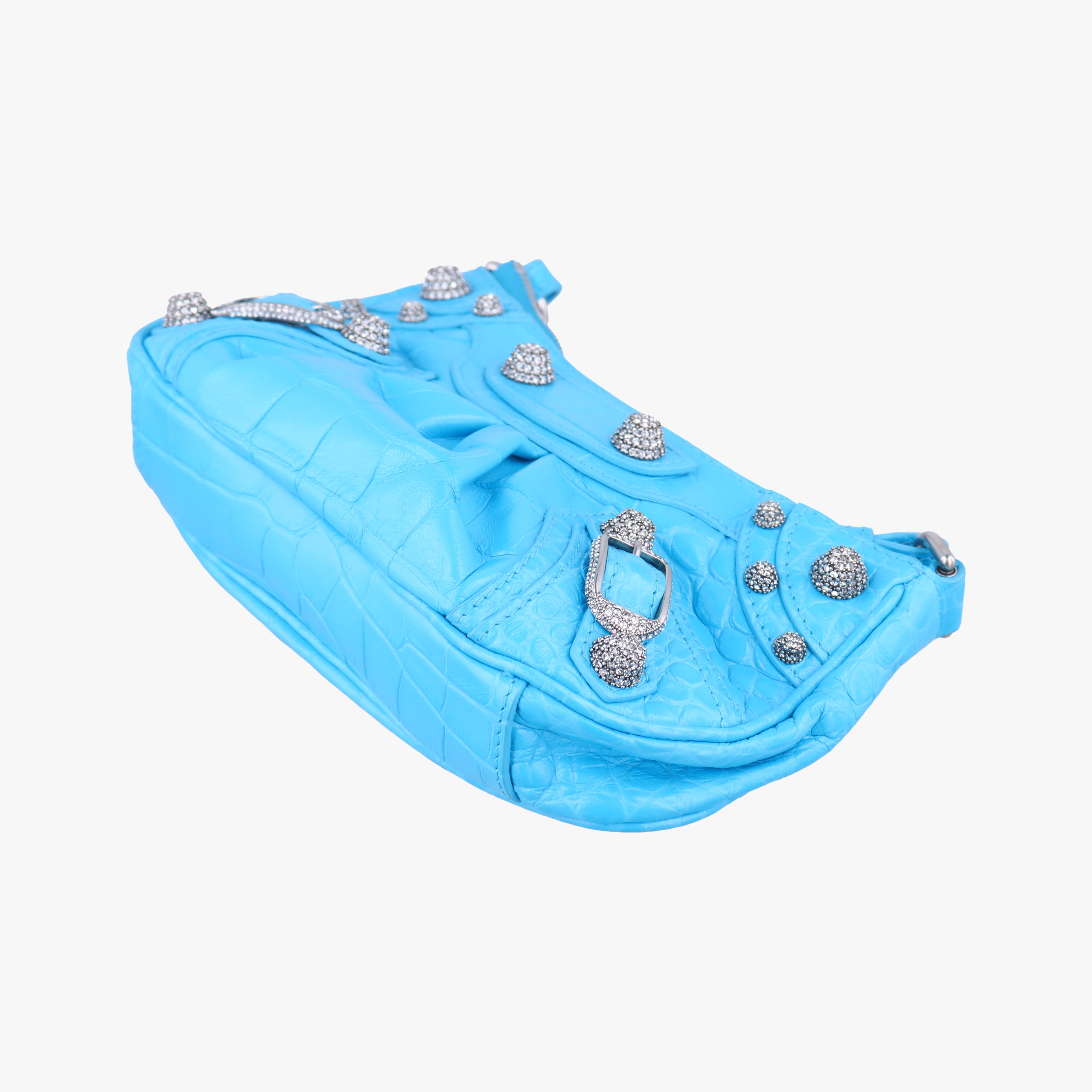 Secondhand Balenciaga Le Cagole Blue lambskin  shoulderbag | stylenewstar
