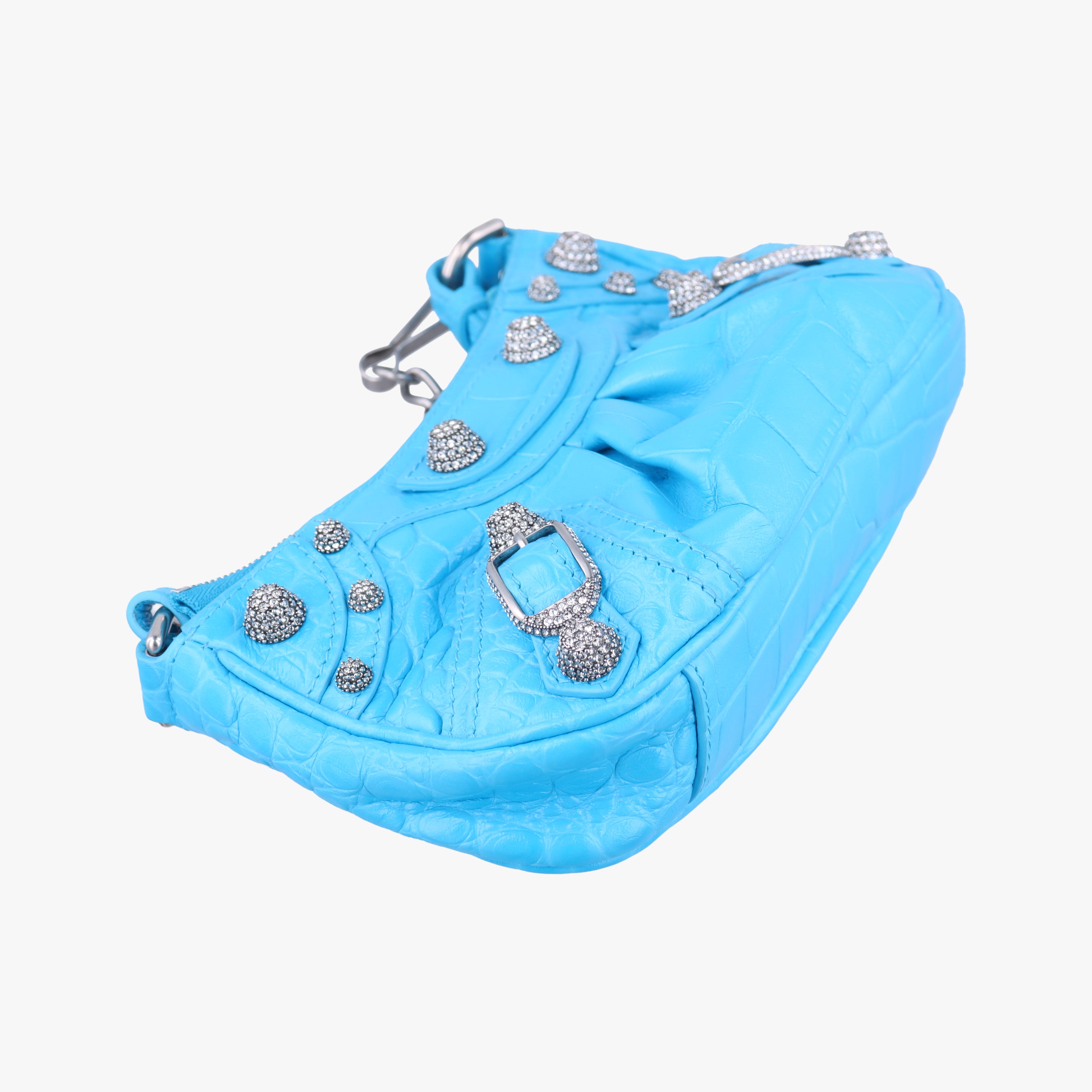 Secondhand Balenciaga Le Cagole Blue lambskin  shoulderbag | stylenewstar