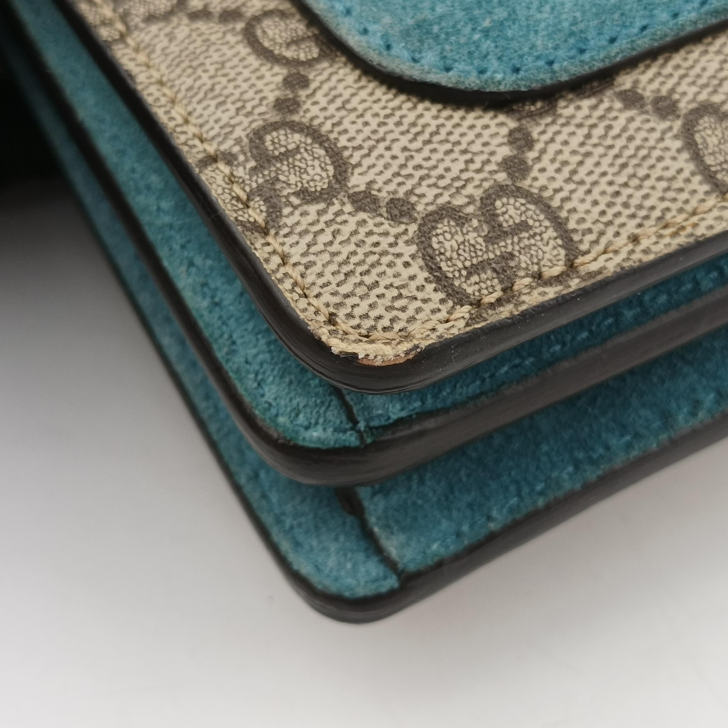 Secondhand Gucci Dionysus beige×Multicolour PVC coated canvas × suede 403348 shoulderbag | stylenewstar