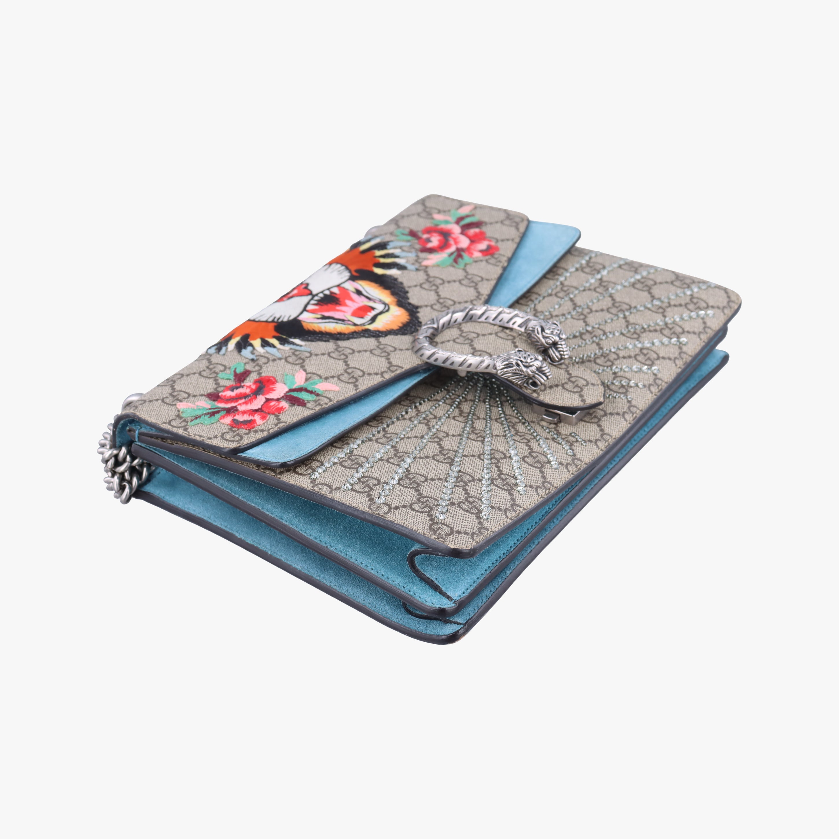 Secondhand Gucci Dionysus beige×Multicolour PVC coated canvas × suede 403348 shoulderbag | stylenewstar