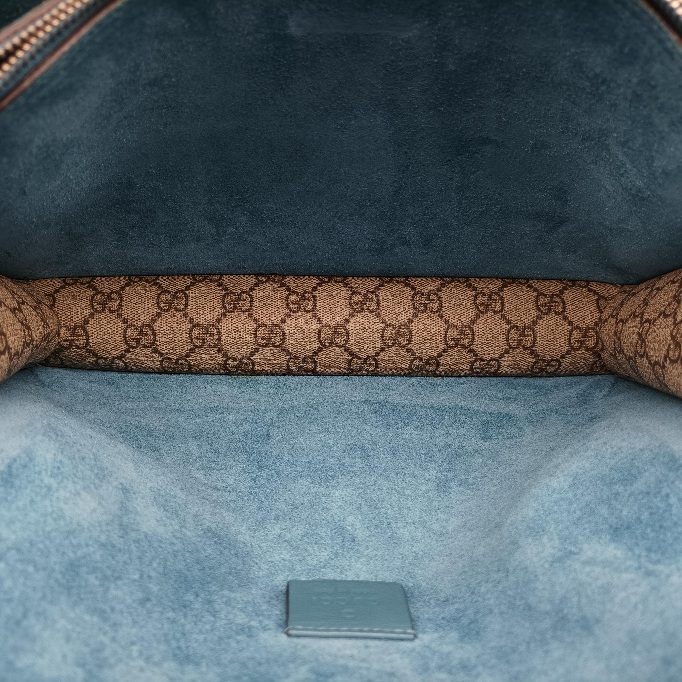 Secondhand Gucci Dionysus beige×Multicolour PVC coated canvas × suede 403348 shoulderbag | stylenewstar