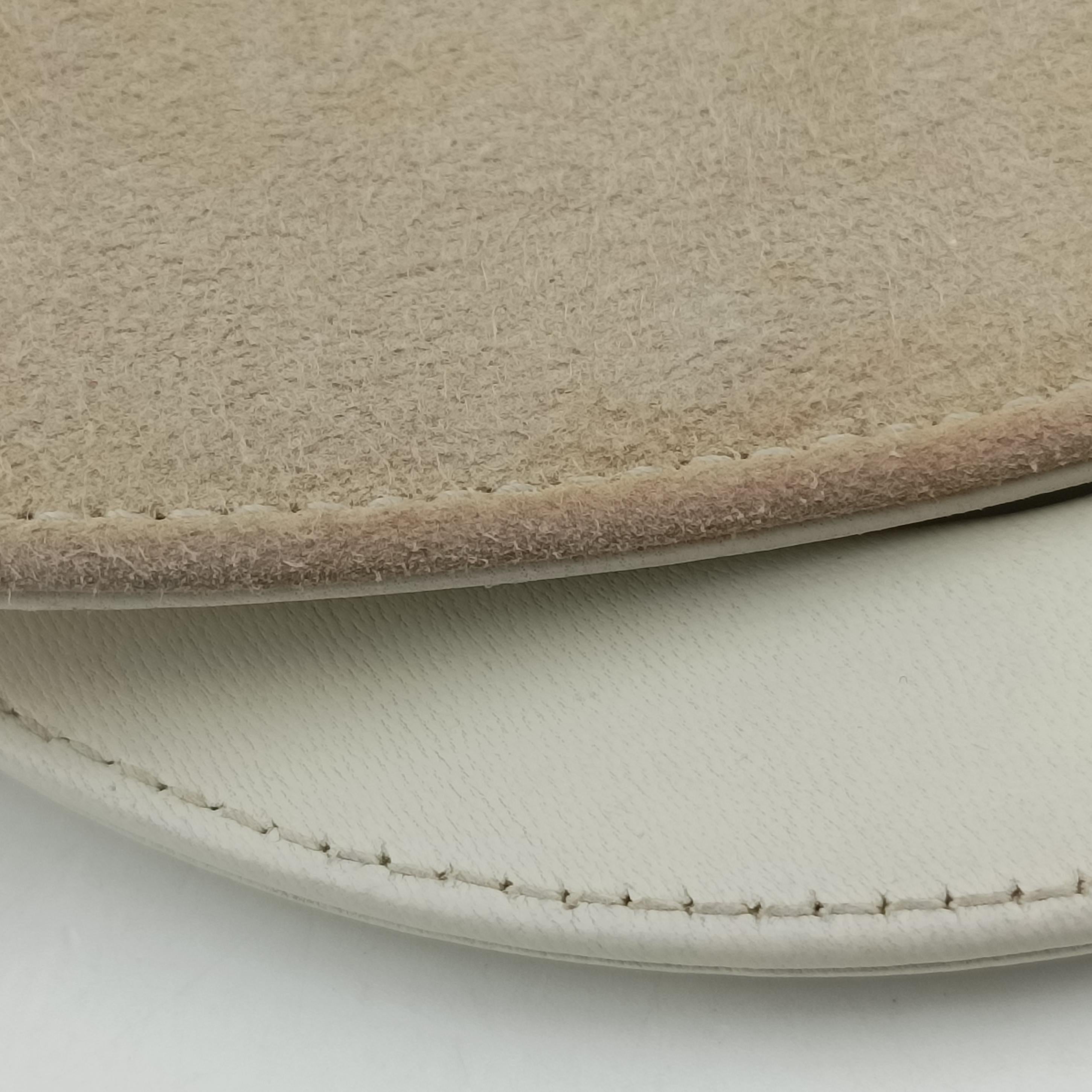 Pre-owned Christian Dior Lady Dior White lambskin  shoulderbag | stylenewstar