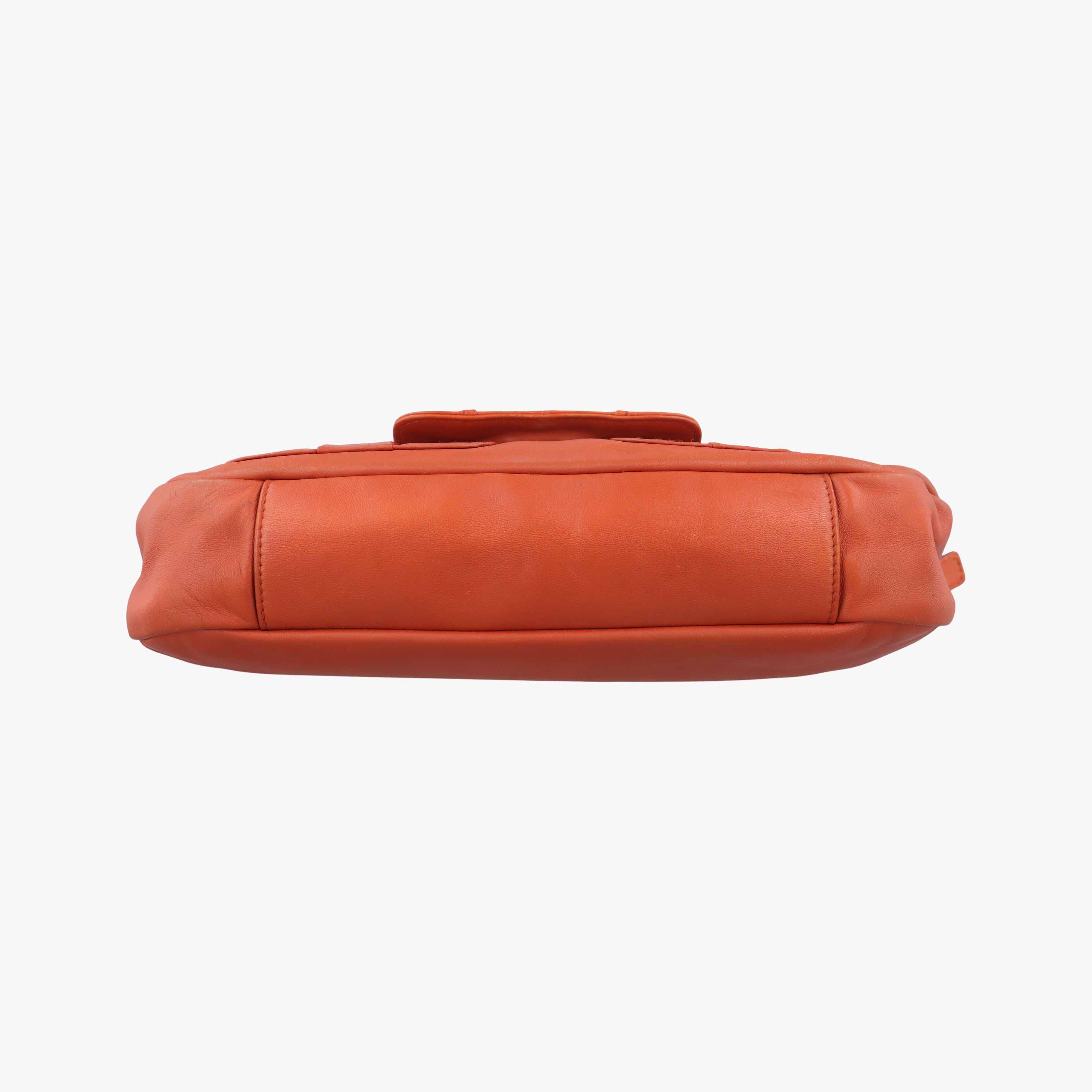 Pre-owned Yves Saint Laurent rivegauche Orange Leather 138957 shoulderbag | stylenewstar