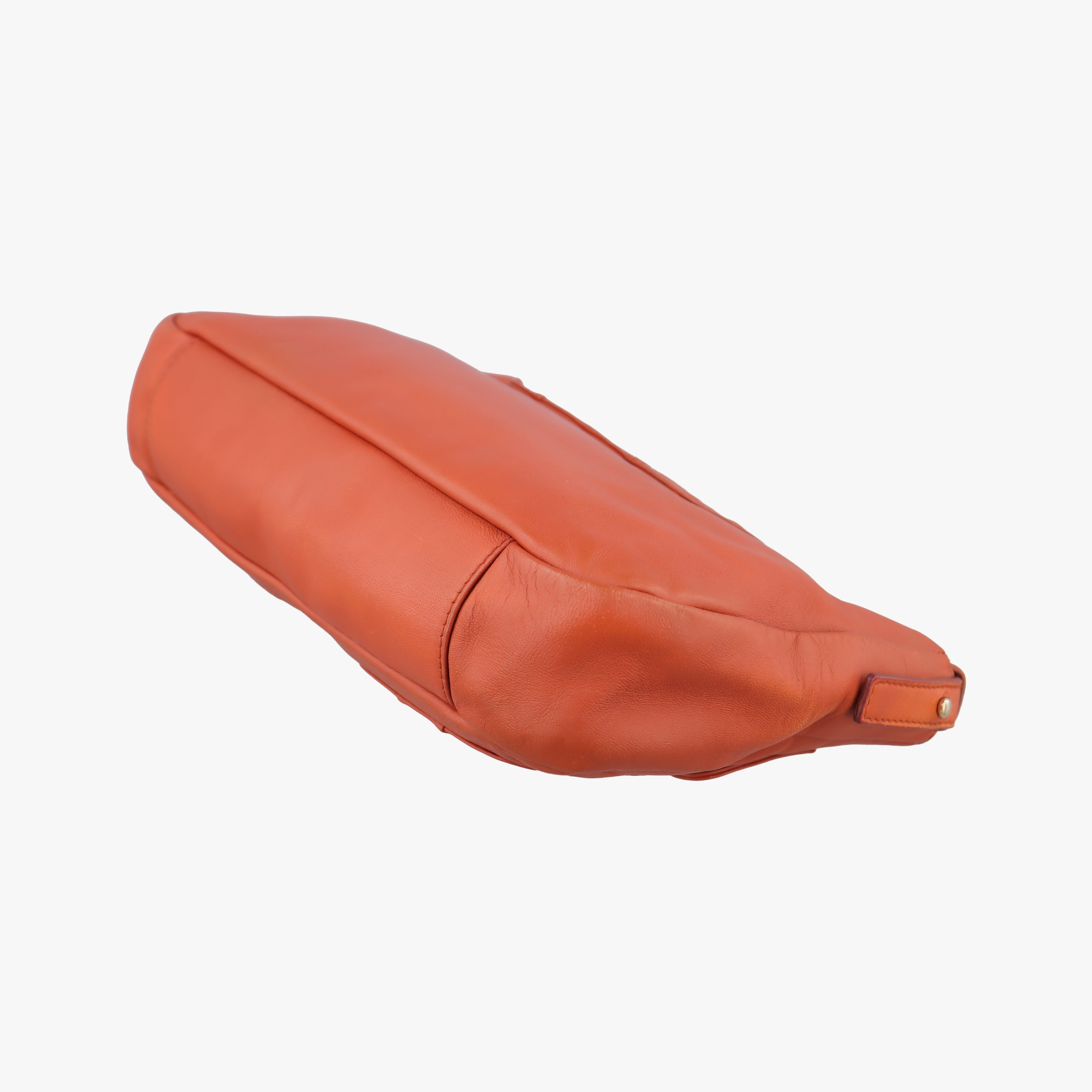 Pre-owned Yves Saint Laurent rivegauche Orange Leather 138957 shoulderbag | stylenewstar