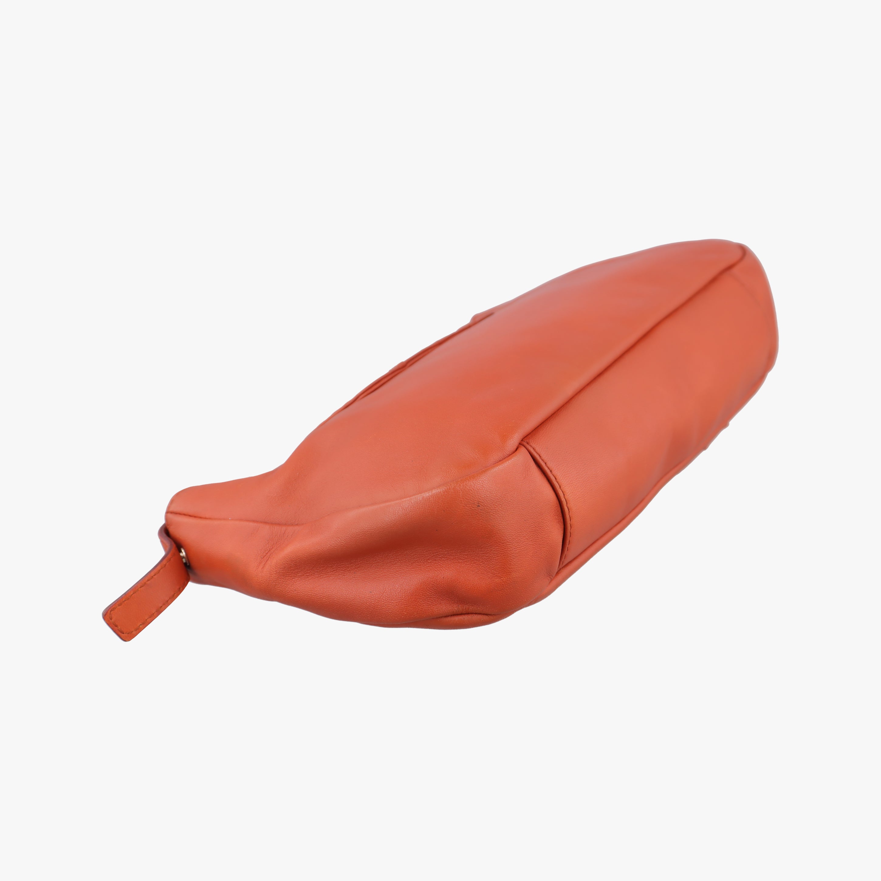 Pre-owned Yves Saint Laurent rivegauche Orange Leather 138957 shoulderbag | stylenewstar