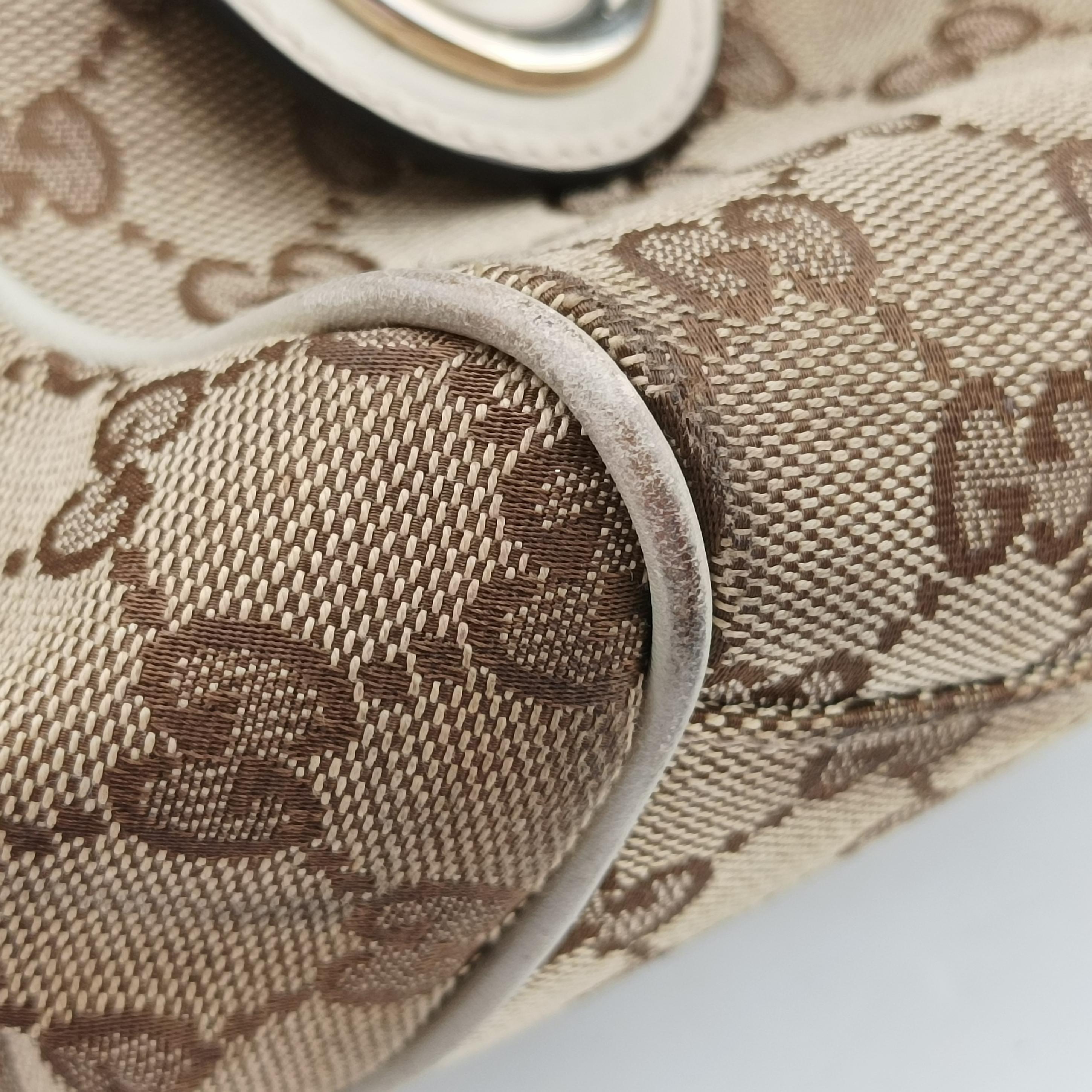 Secondhand Gucci Sukey Brown canvas×leather 211944 handbag | stylenewstar