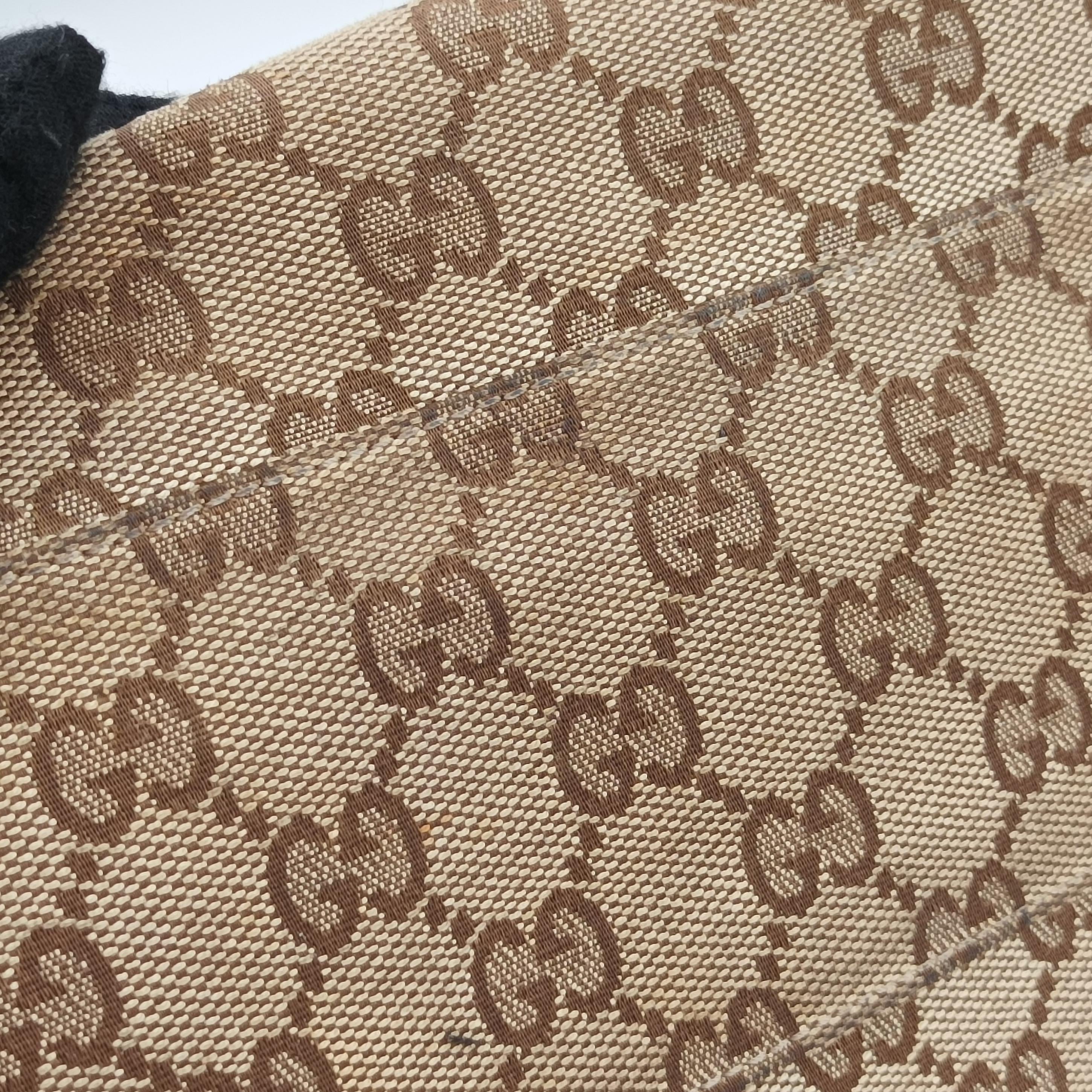 Secondhand Gucci Sukey Brown canvas×leather 211944 handbag | stylenewstar