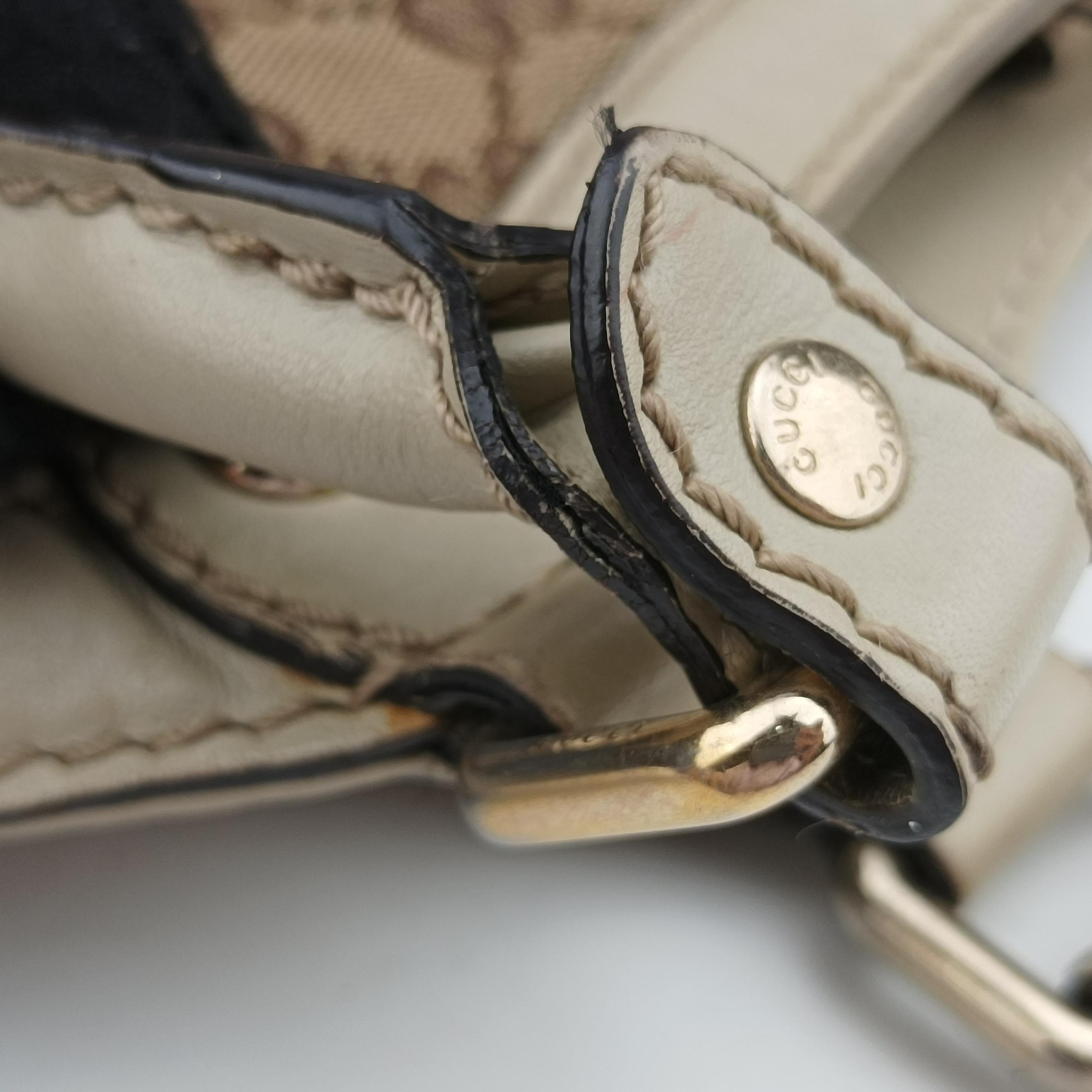 Secondhand Gucci Sukey Brown canvas×leather 211944 handbag | stylenewstar