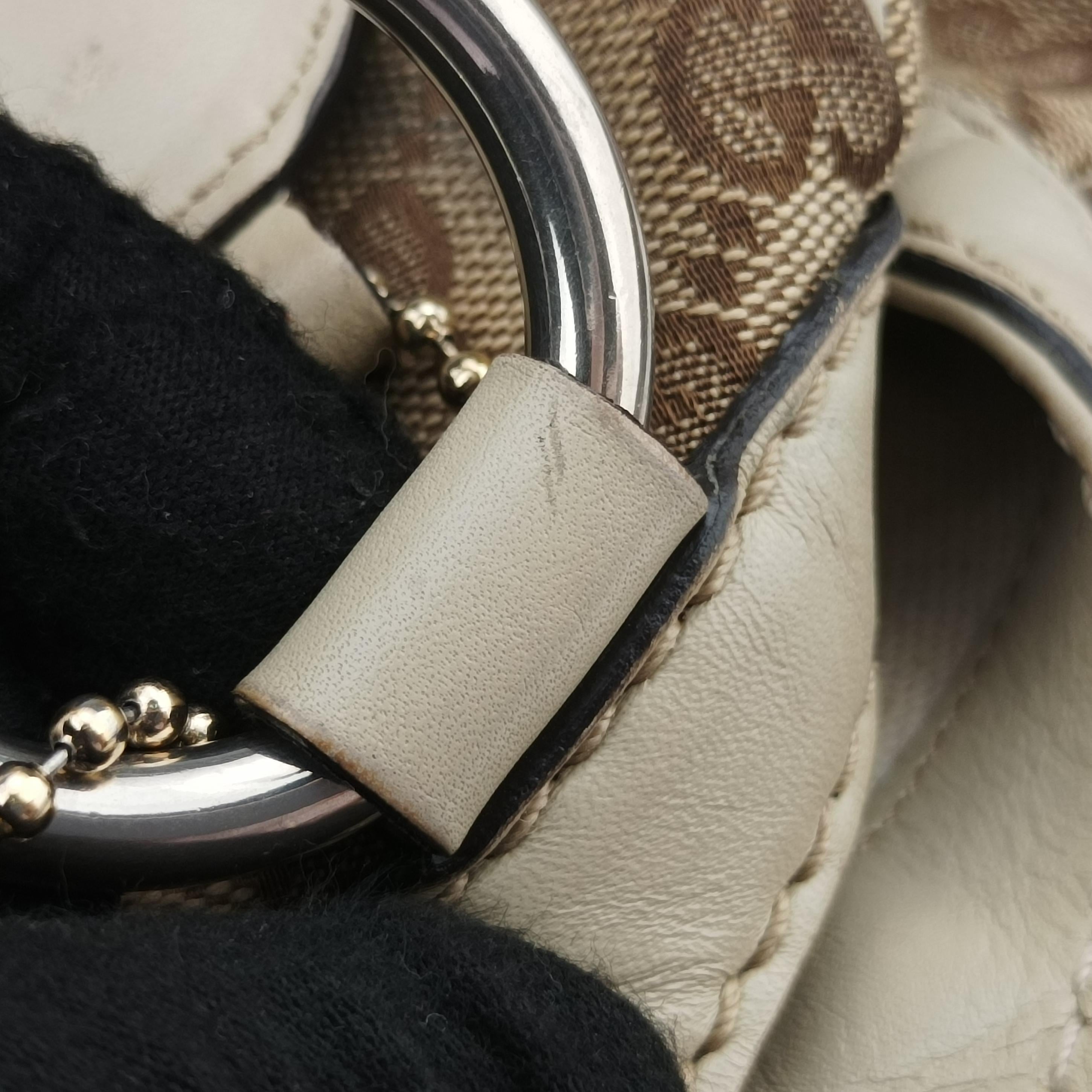 Secondhand Gucci Sukey Brown canvas×leather 211944 handbag | stylenewstar