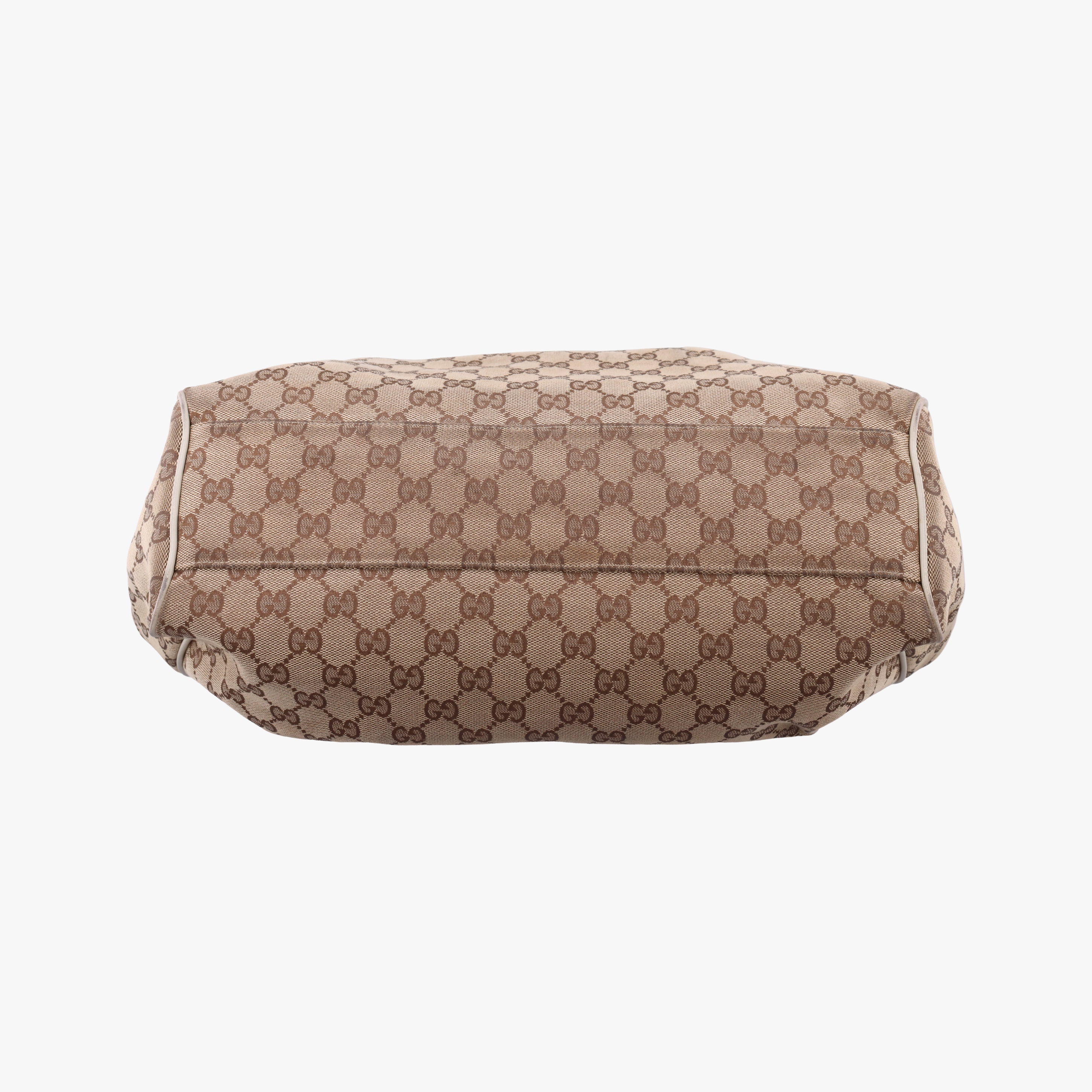 Secondhand Gucci Sukey Brown canvas×leather 211944 handbag | stylenewstar